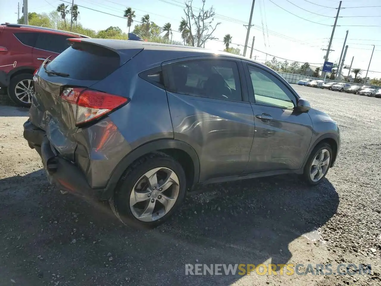 3 Photograph of a damaged car 3CZRU5H37NM702306 HONDA HR-V 2022