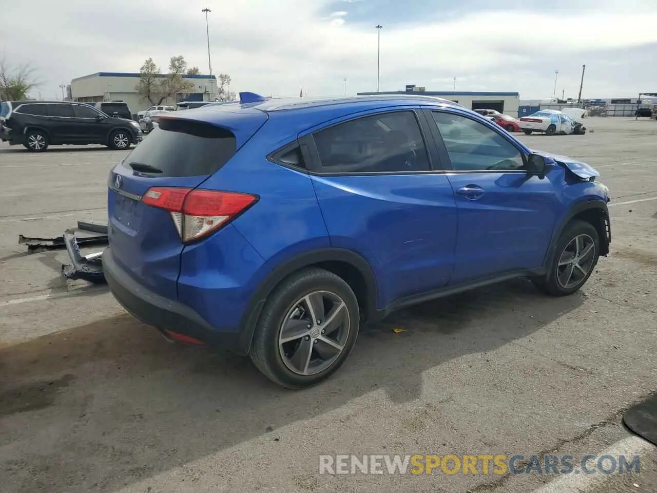 3 Photograph of a damaged car 3CZRU5H51NM715036 HONDA HR-V 2022