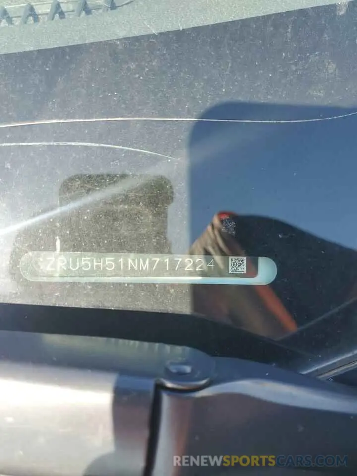 12 Photograph of a damaged car 3CZRU5H51NM717224 HONDA HR-V 2022