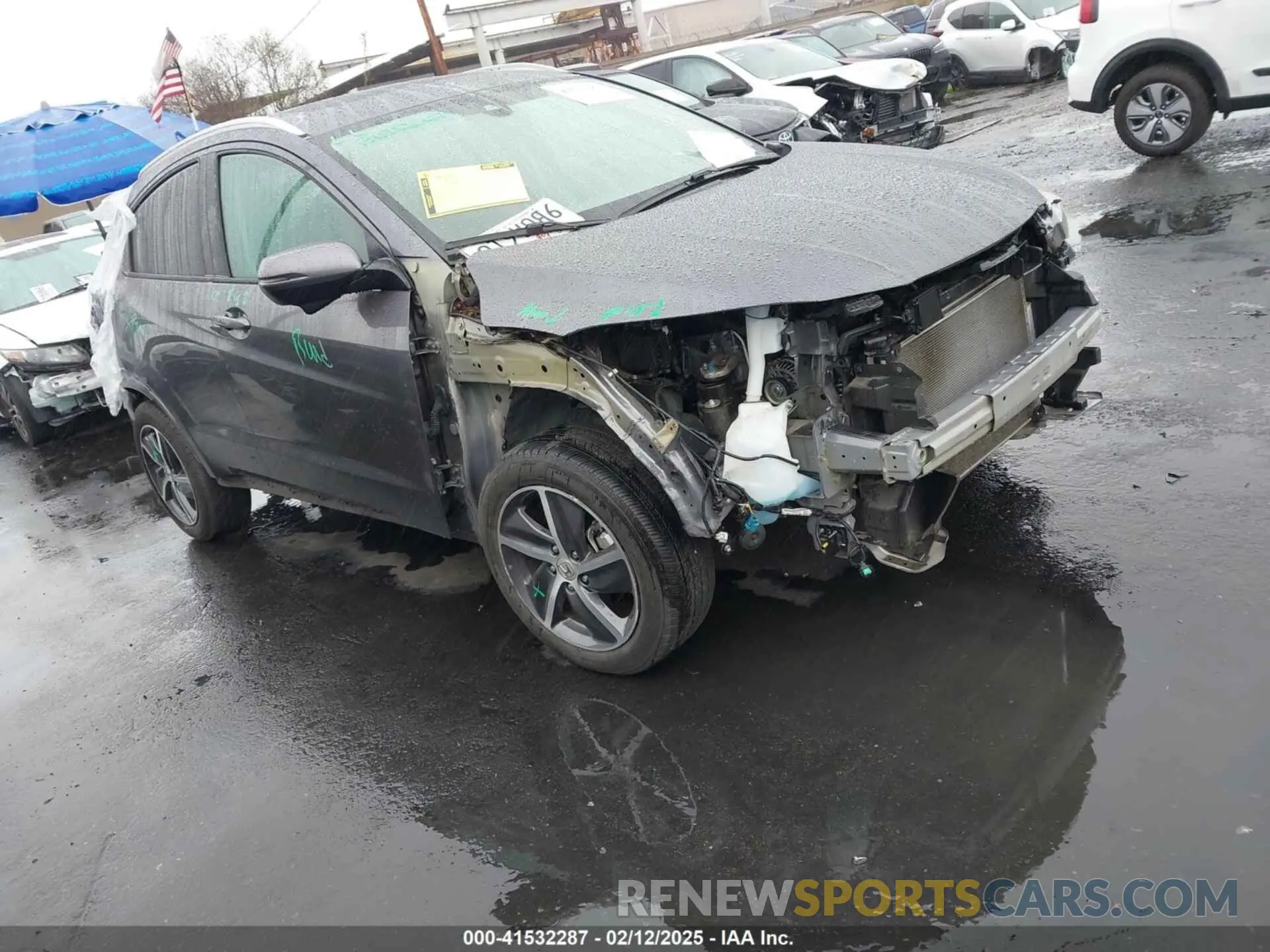 1 Photograph of a damaged car 3CZRU5H51NM742690 HONDA HR-V 2022