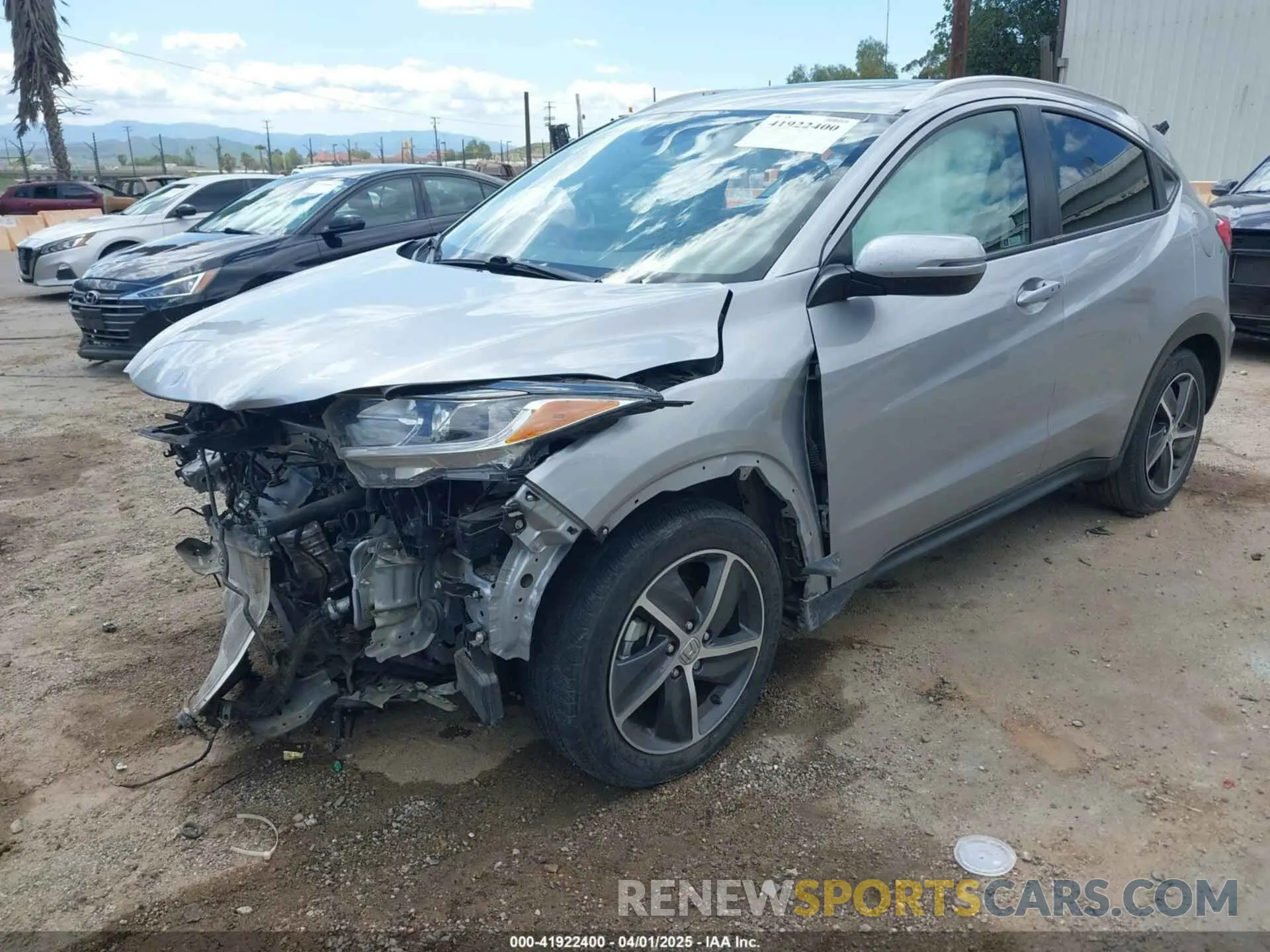 2 Photograph of a damaged car 3CZRU5H52NM734551 HONDA HR-V 2022
