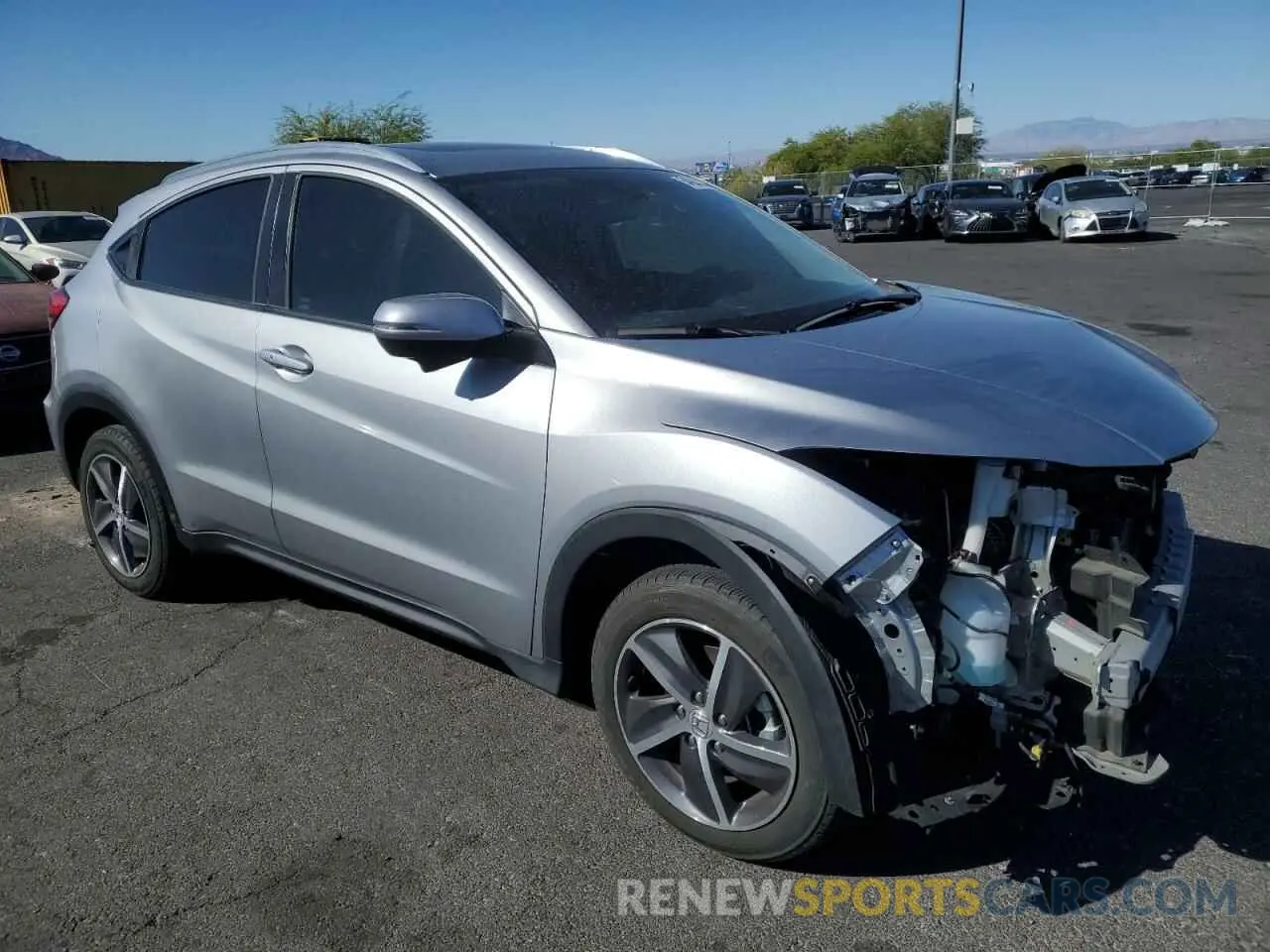 4 Photograph of a damaged car 3CZRU5H52NM734663 HONDA HR-V 2022