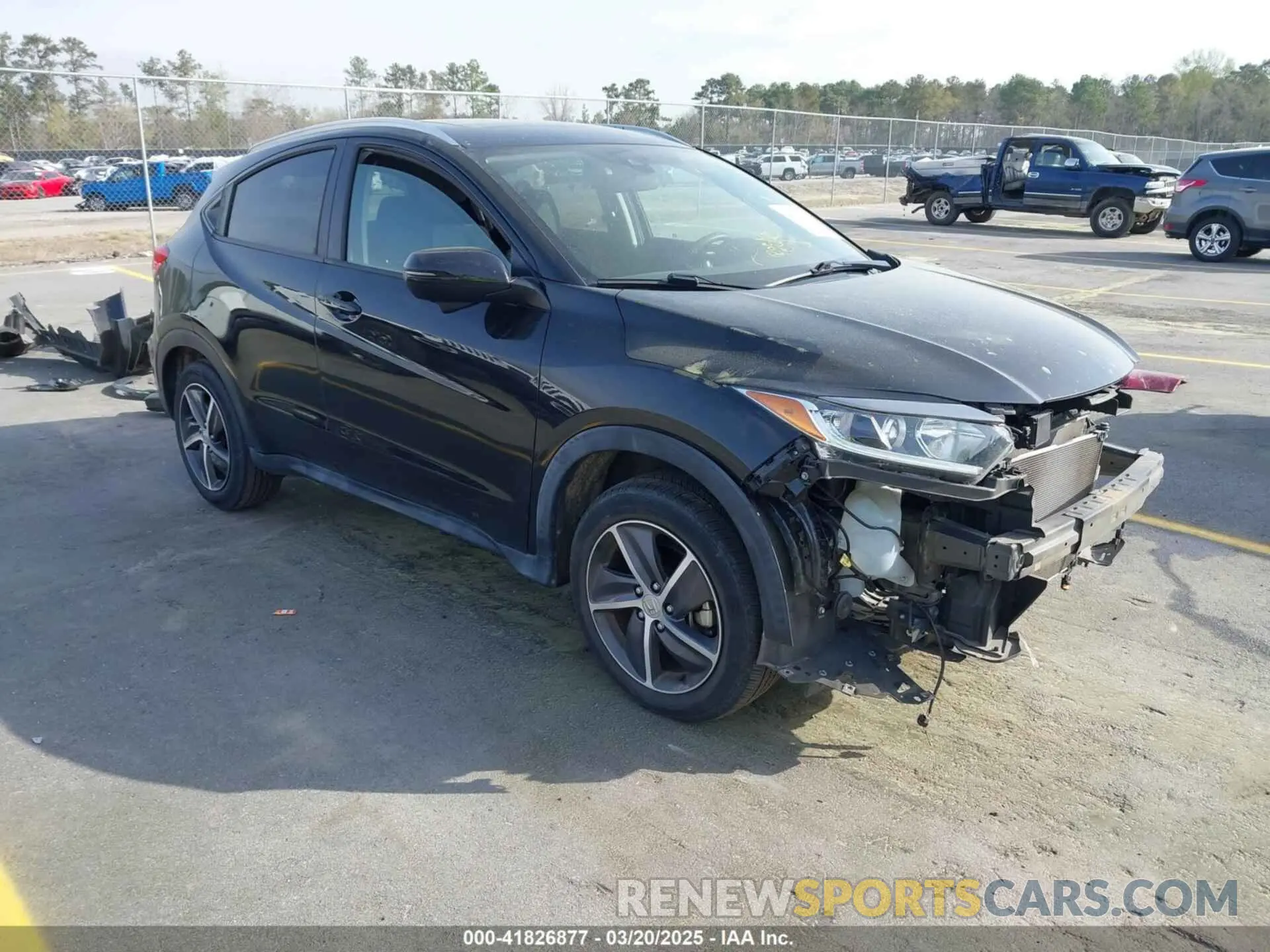 1 Photograph of a damaged car 3CZRU5H54NM701230 HONDA HR-V 2022