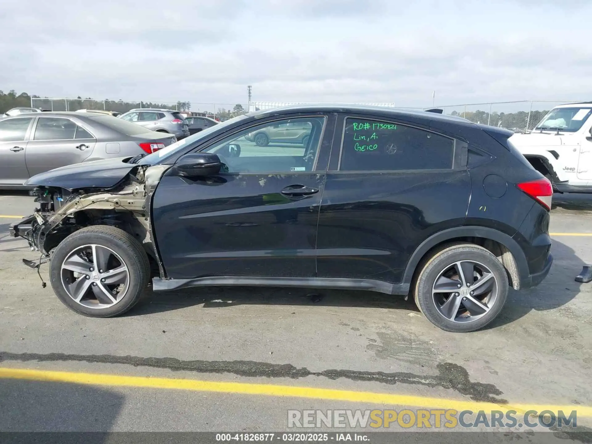 15 Photograph of a damaged car 3CZRU5H54NM701230 HONDA HR-V 2022