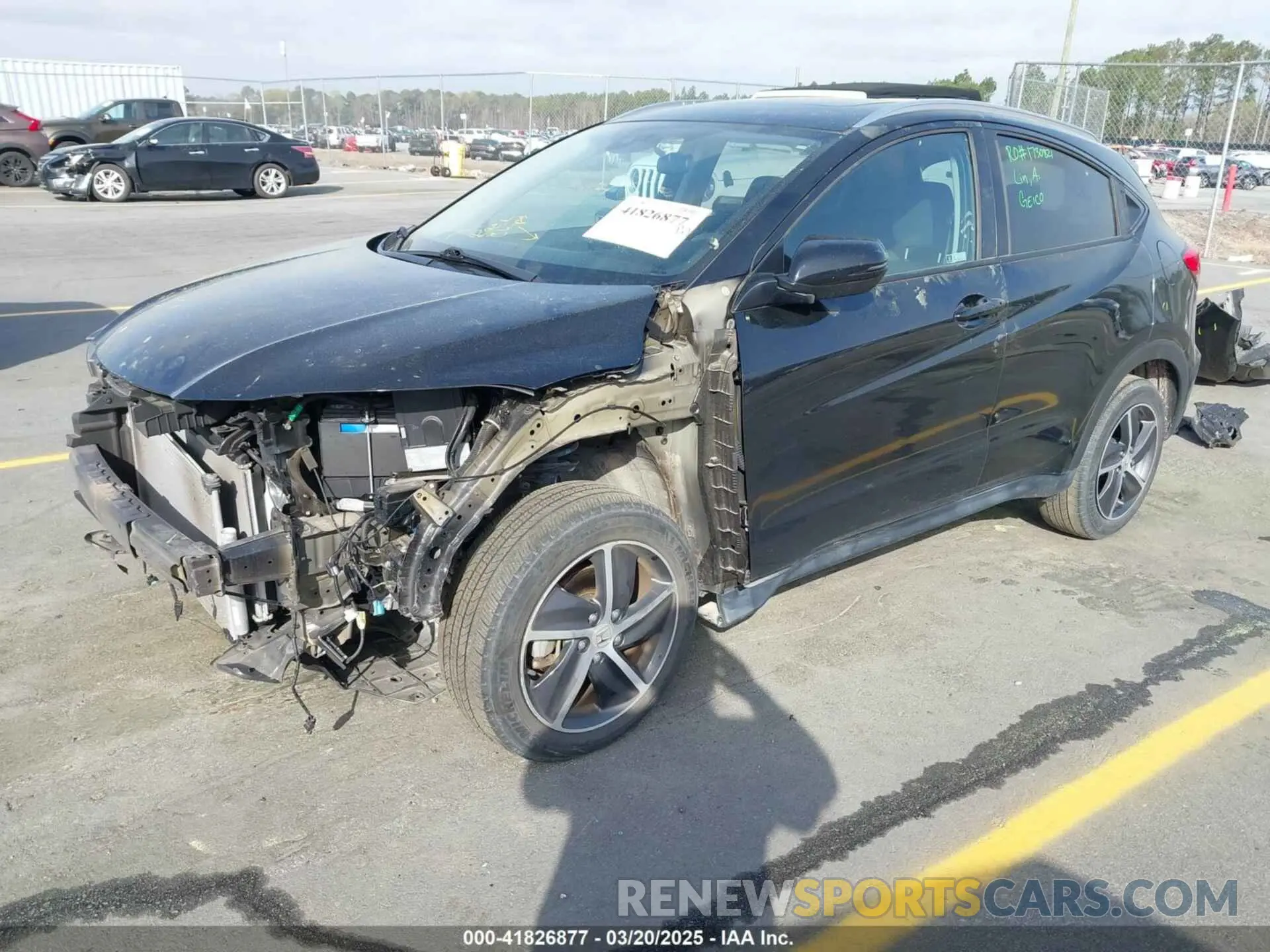 2 Photograph of a damaged car 3CZRU5H54NM701230 HONDA HR-V 2022