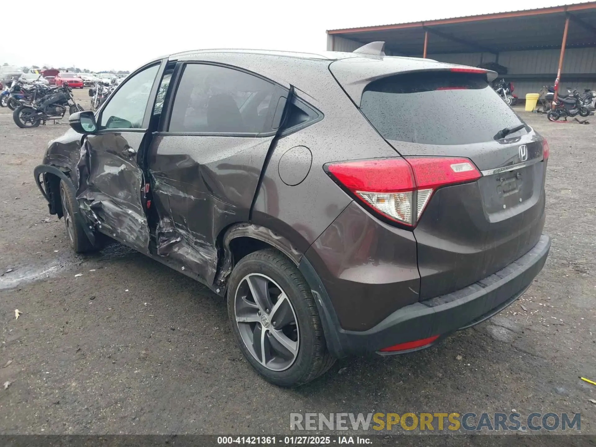 3 Photograph of a damaged car 3CZRU5H54NM713510 HONDA HR-V 2022