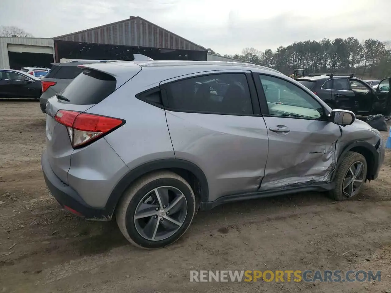 3 Photograph of a damaged car 3CZRU5H54NM739329 HONDA HR-V 2022