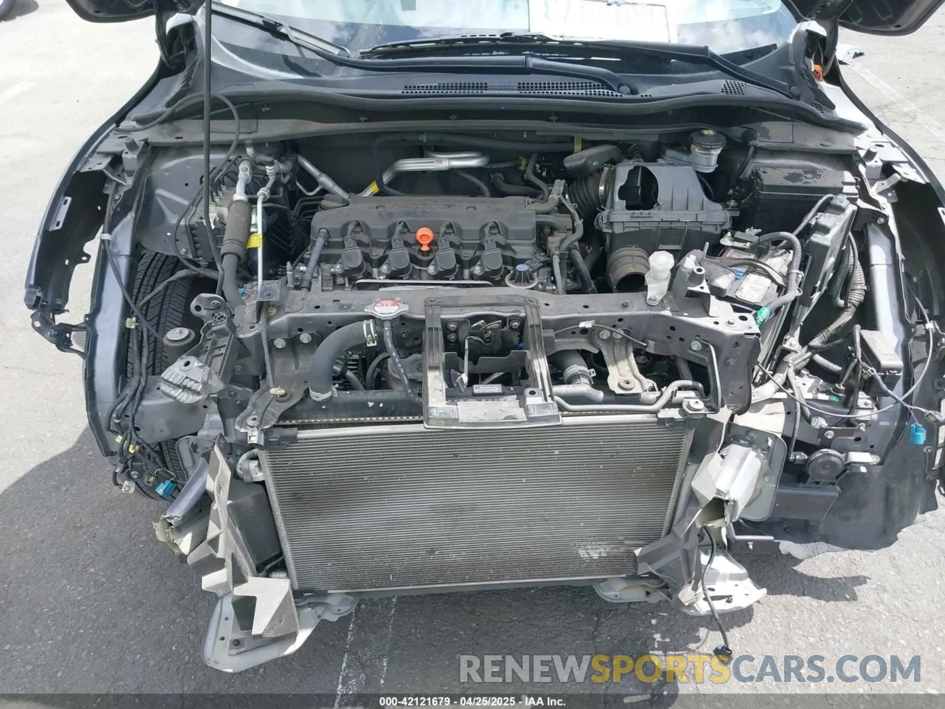 10 Photograph of a damaged car 3CZRU5H57NM703540 HONDA HR-V 2022
