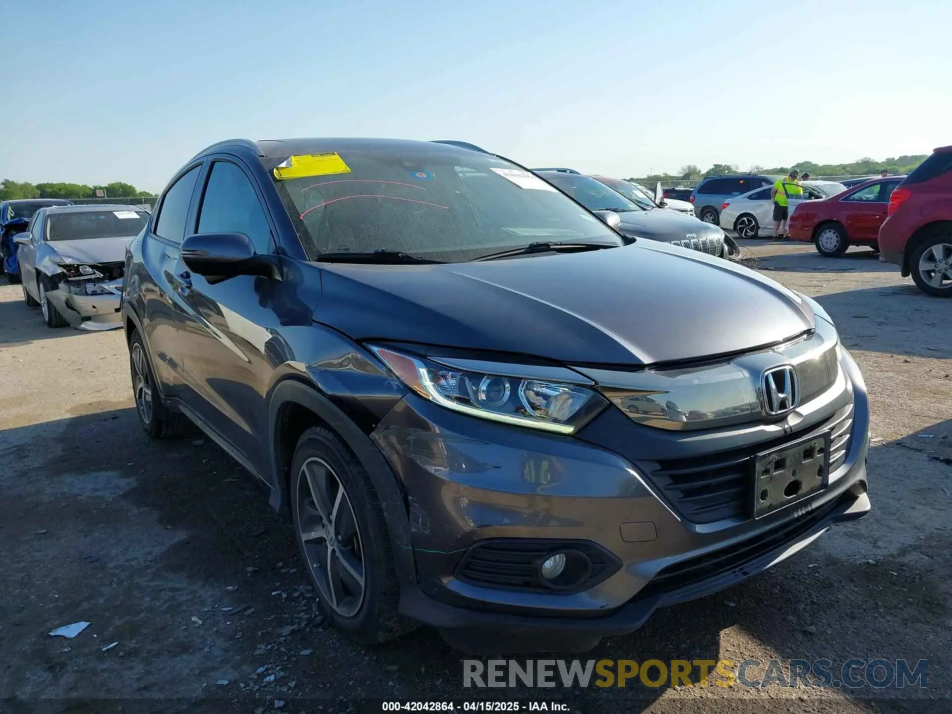 1 Photograph of a damaged car 3CZRU5H57NM719012 HONDA HR-V 2022