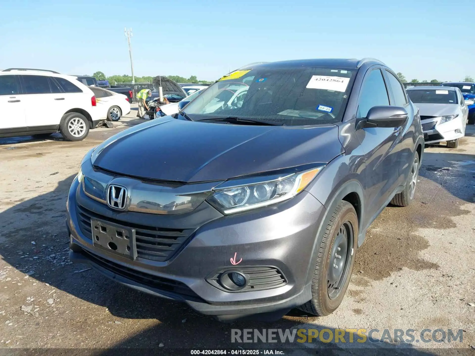 2 Photograph of a damaged car 3CZRU5H57NM719012 HONDA HR-V 2022