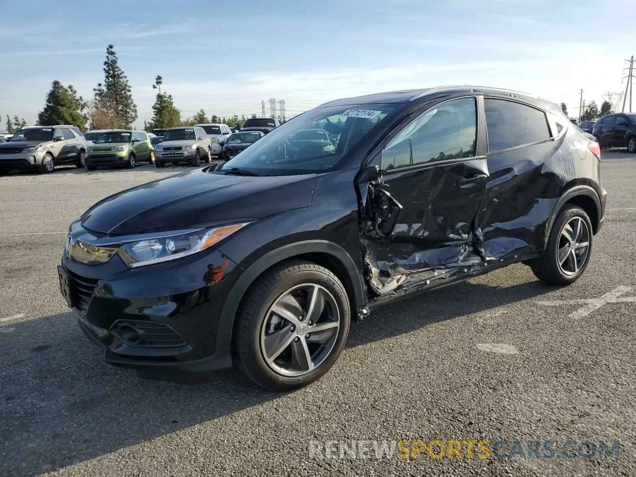 1 Photograph of a damaged car 3CZRU5H57NM724596 HONDA HR-V 2022
