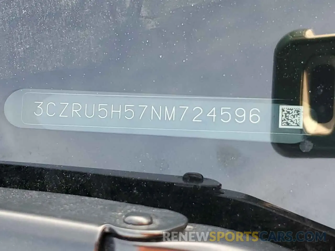 16 Photograph of a damaged car 3CZRU5H57NM724596 HONDA HR-V 2022