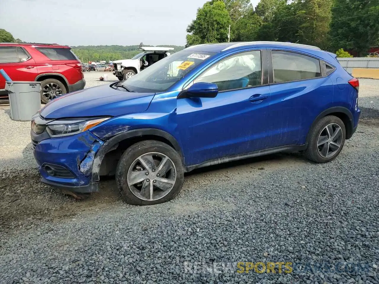 1 Photograph of a damaged car 3CZRU5H57NM730317 HONDA HR-V 2022