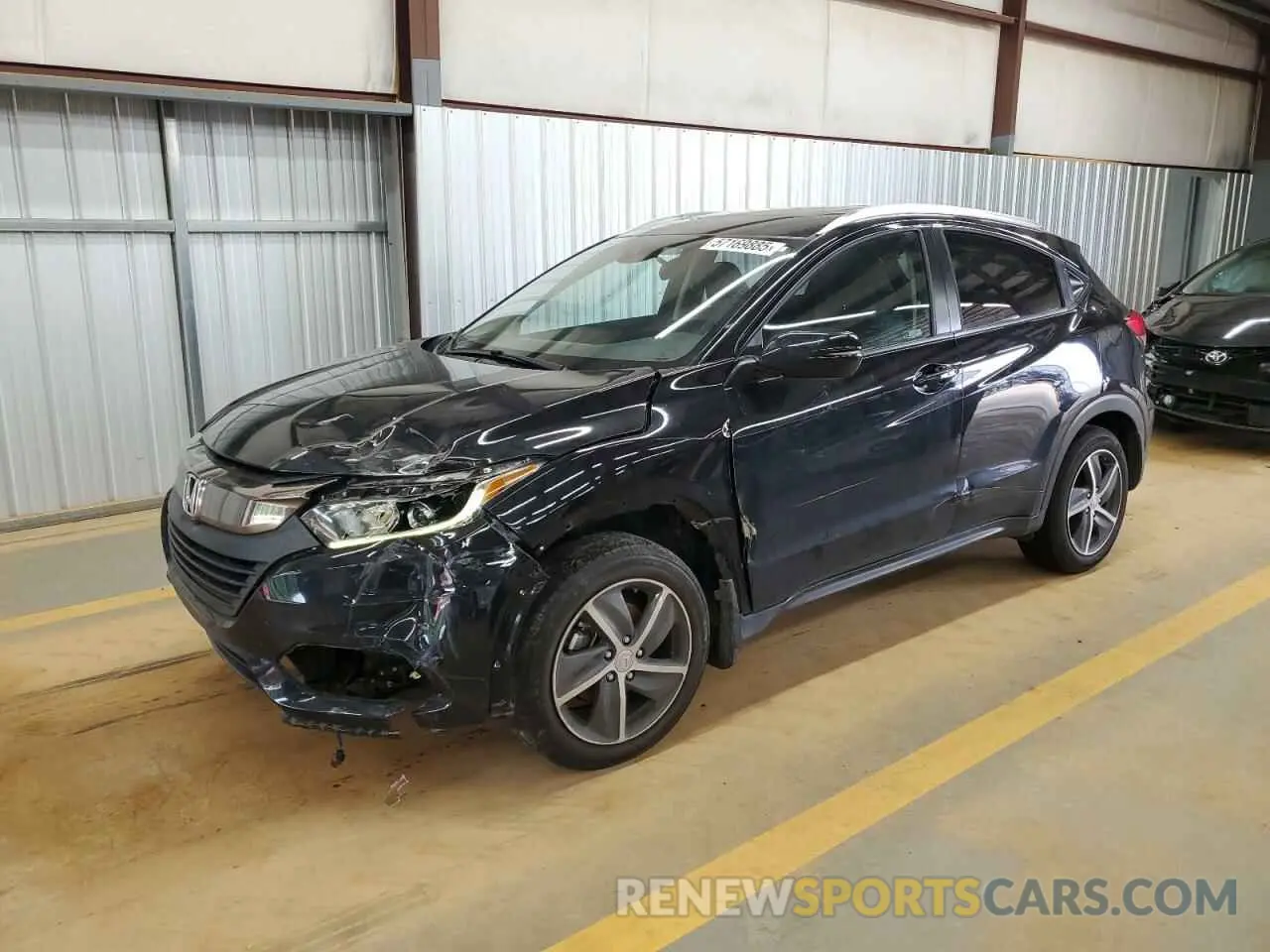 1 Photograph of a damaged car 3CZRU5H57NM734464 HONDA HR-V 2022