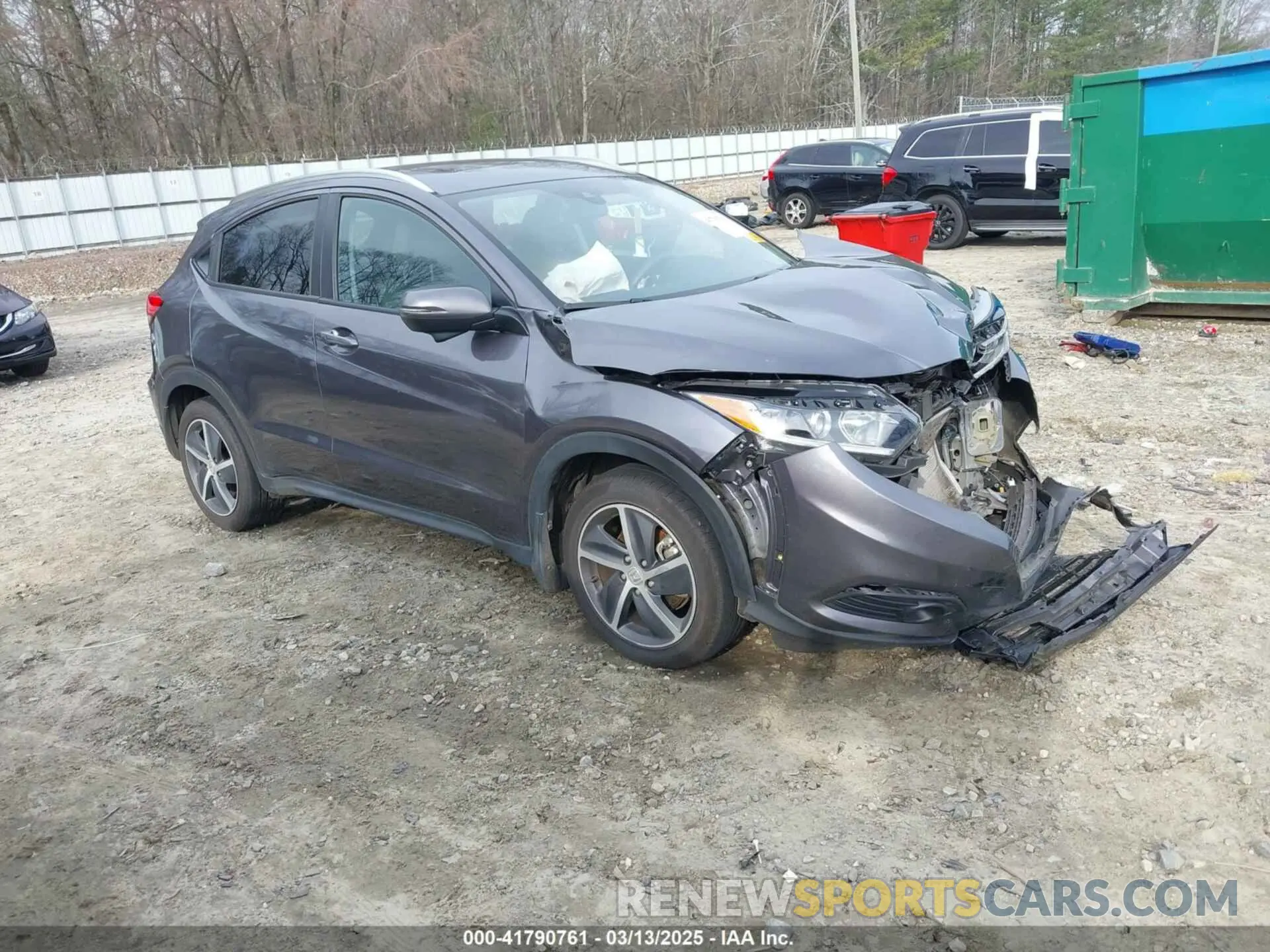 1 Photograph of a damaged car 3CZRU5H58NM744534 HONDA HR-V 2022