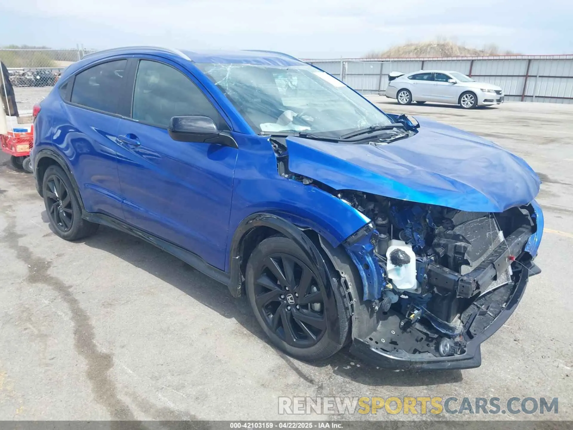 1 Photograph of a damaged car 3CZRU6H11NM725214 HONDA HR-V 2022