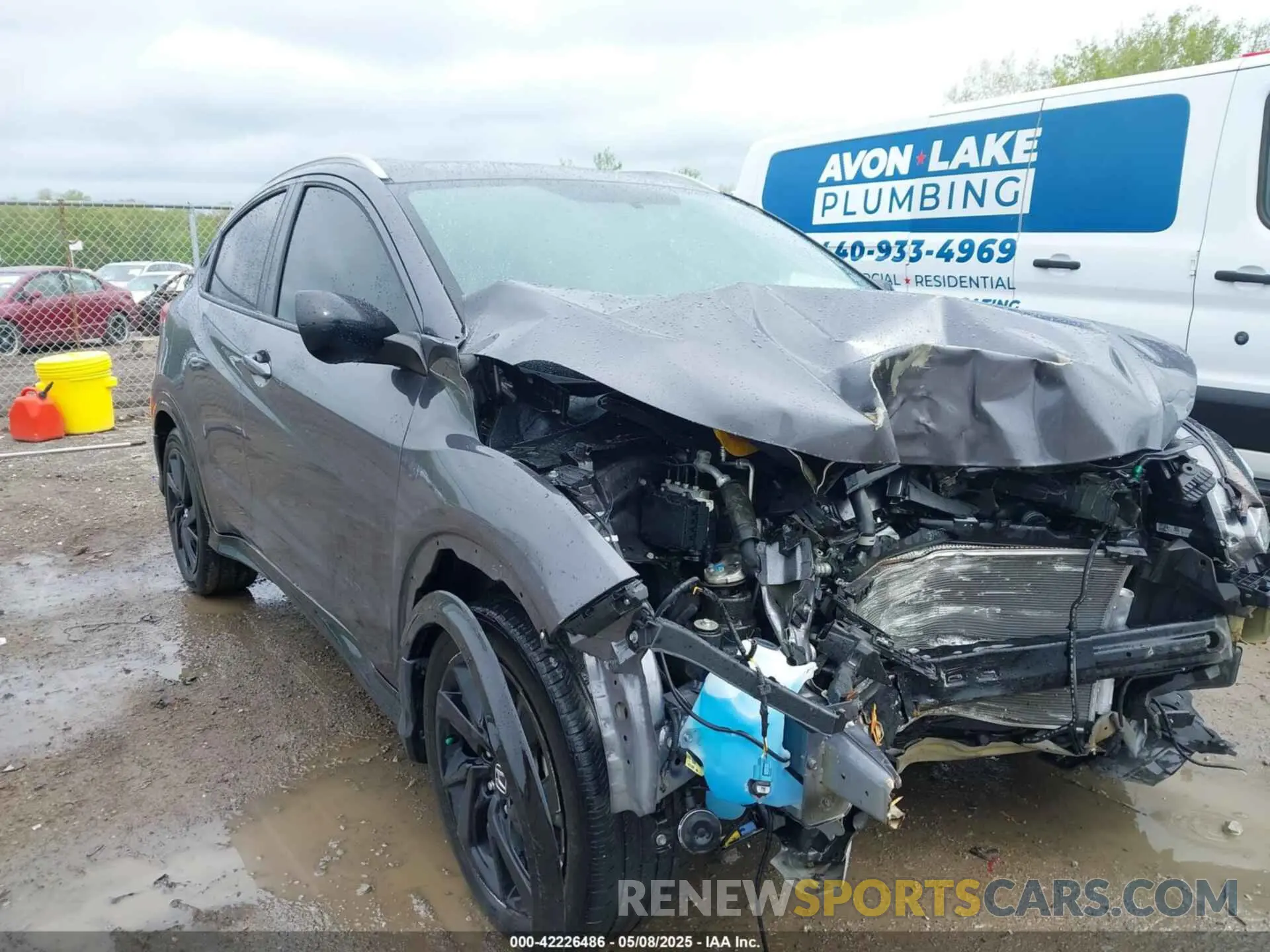 1 Photograph of a damaged car 3CZRU6H11NM736780 HONDA HR-V 2022