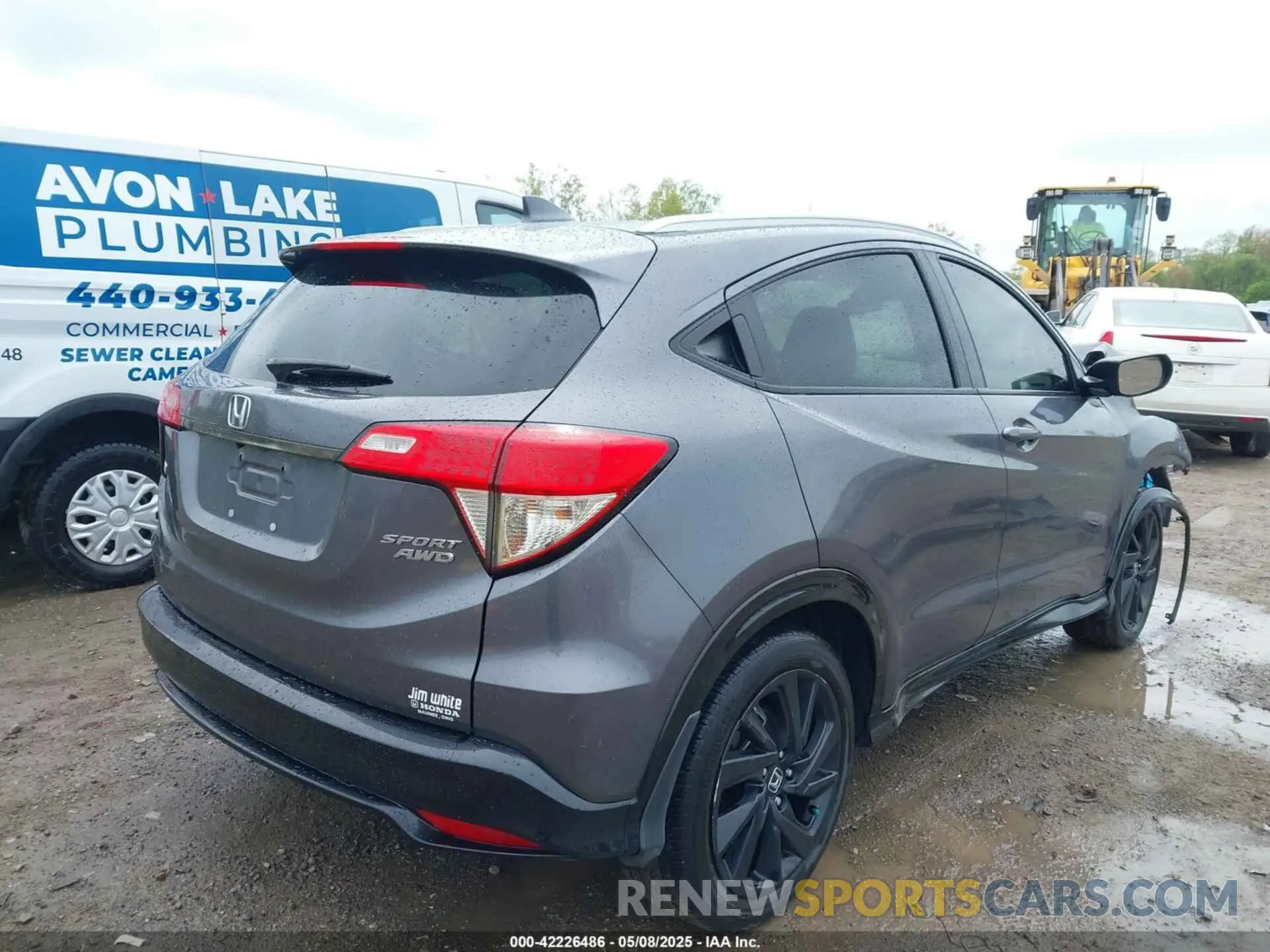 4 Photograph of a damaged car 3CZRU6H11NM736780 HONDA HR-V 2022