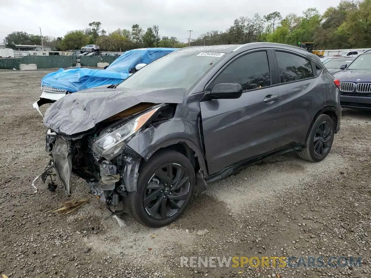 1 Photograph of a damaged car 3CZRU6H11NM746158 HONDA HR-V 2022