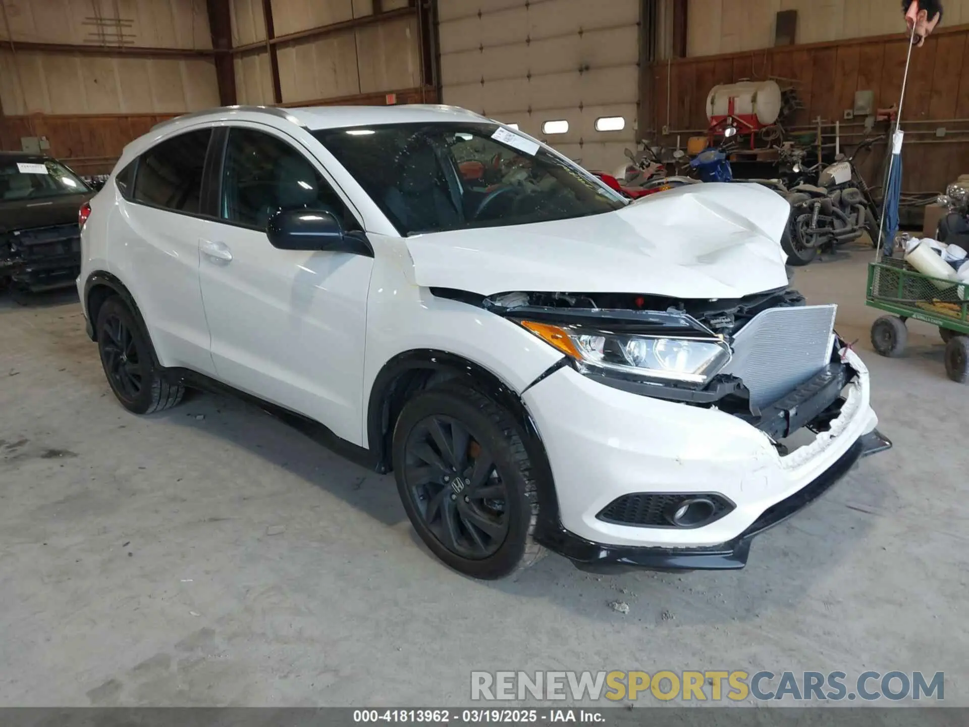 1 Photograph of a damaged car 3CZRU6H12NM753653 HONDA HR-V 2022