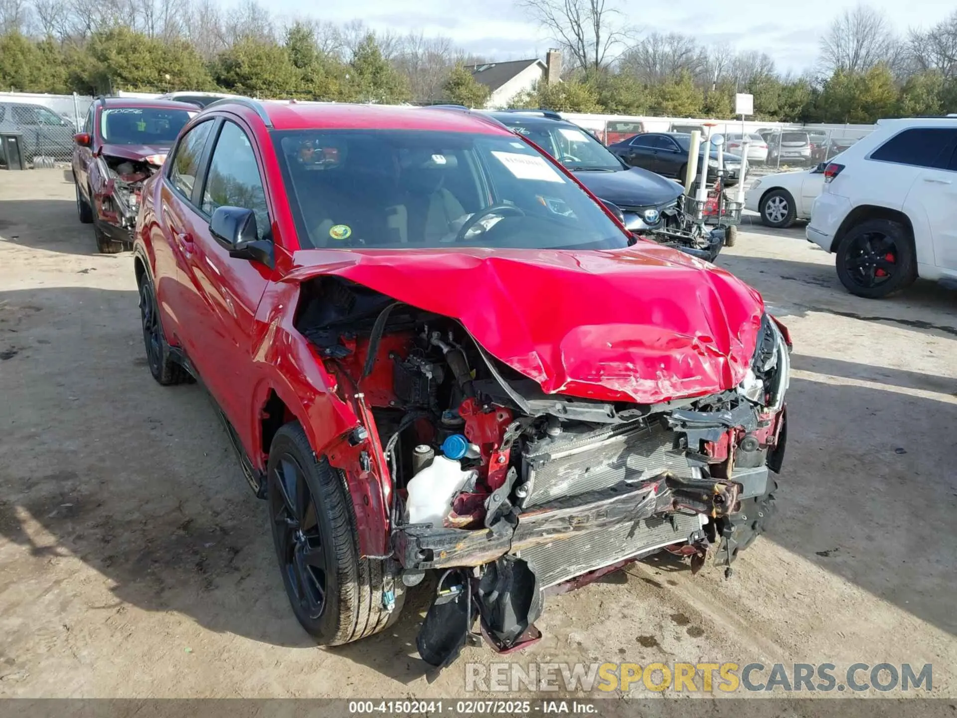 1 Photograph of a damaged car 3CZRU6H13NM721634 HONDA HR-V 2022