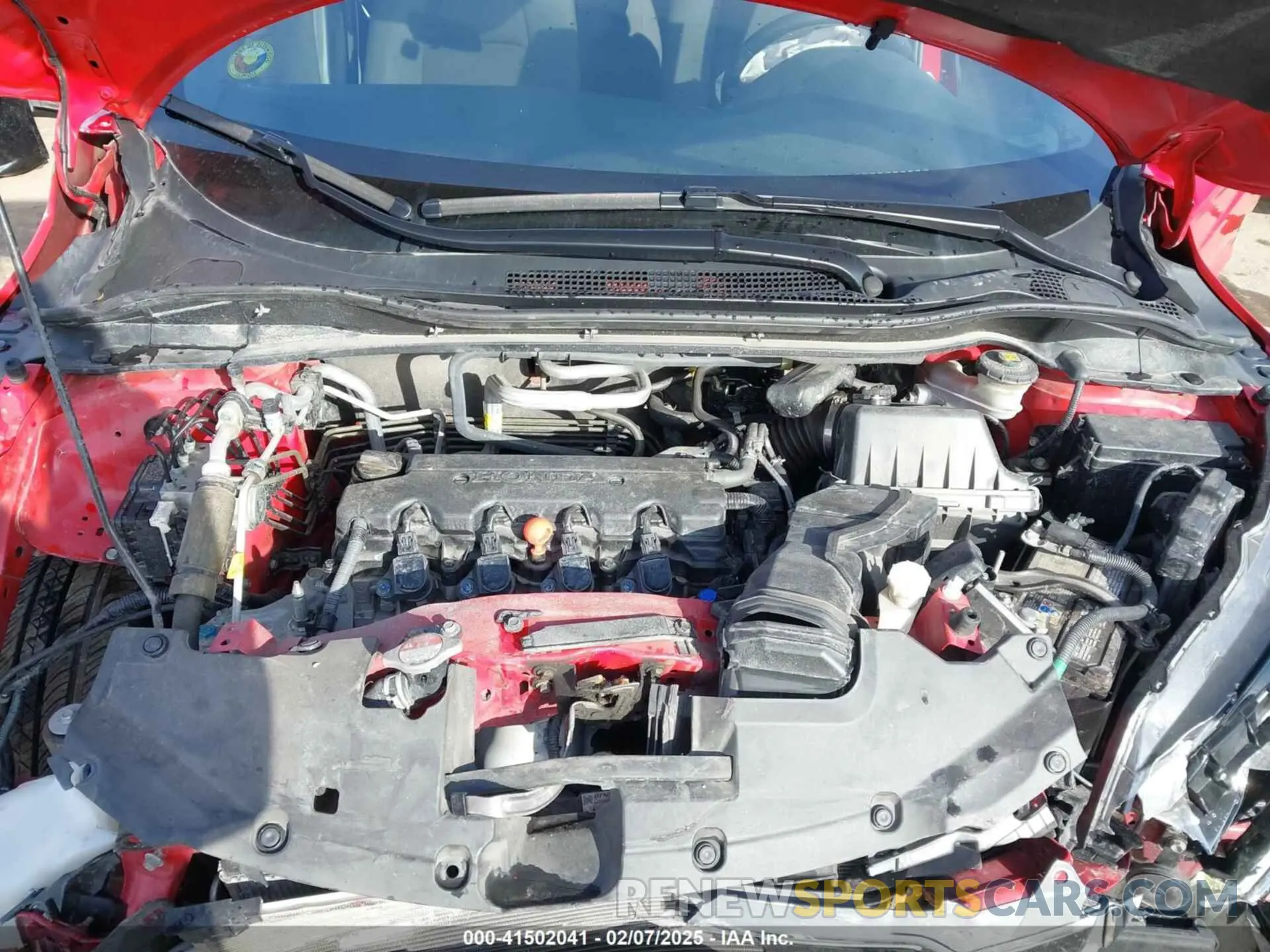10 Photograph of a damaged car 3CZRU6H13NM721634 HONDA HR-V 2022