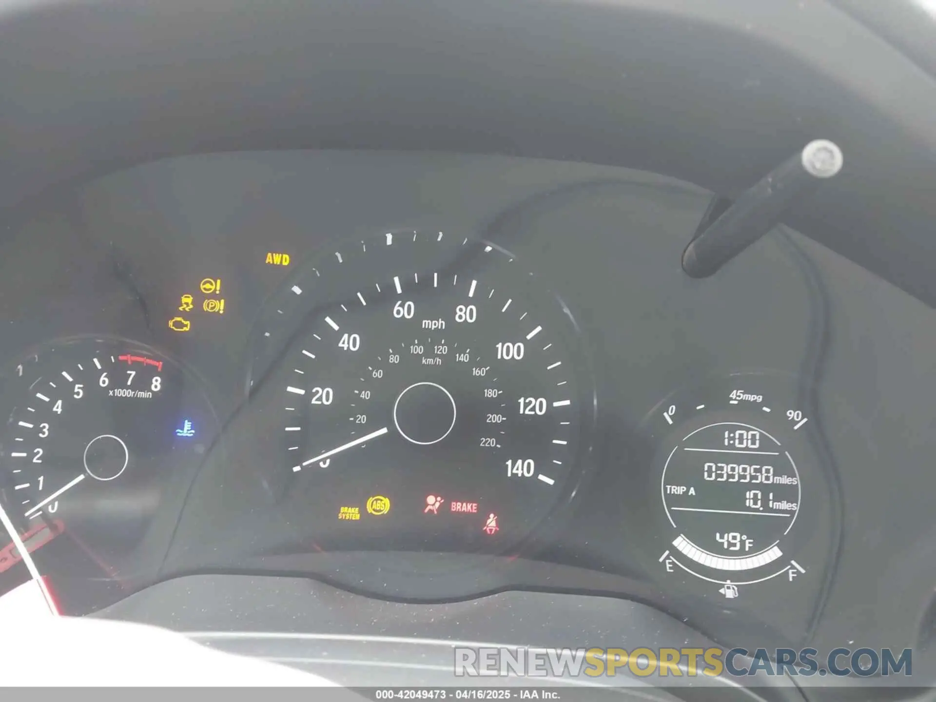 7 Photograph of a damaged car 3CZRU6H15NM755512 HONDA HR-V 2022