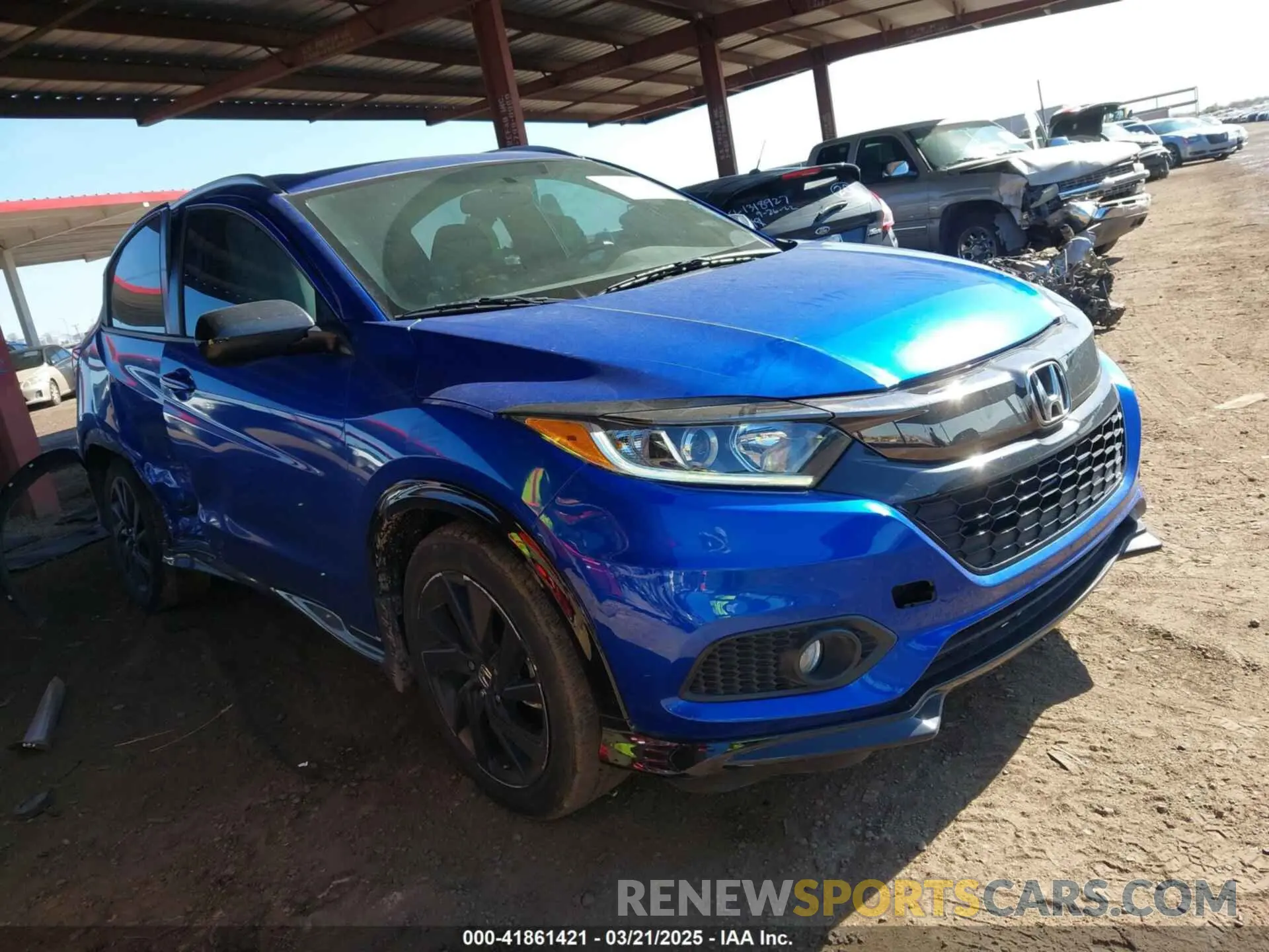 1 Photograph of a damaged car 3CZRU6H16NM710451 HONDA HR-V 2022