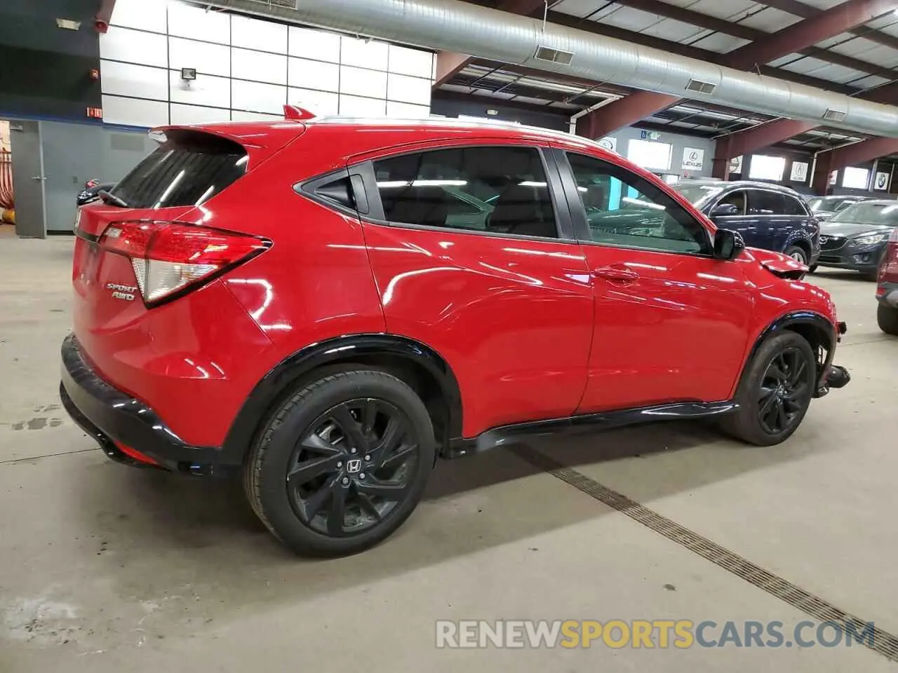 3 Photograph of a damaged car 3CZRU6H19NM731195 HONDA HR-V 2022