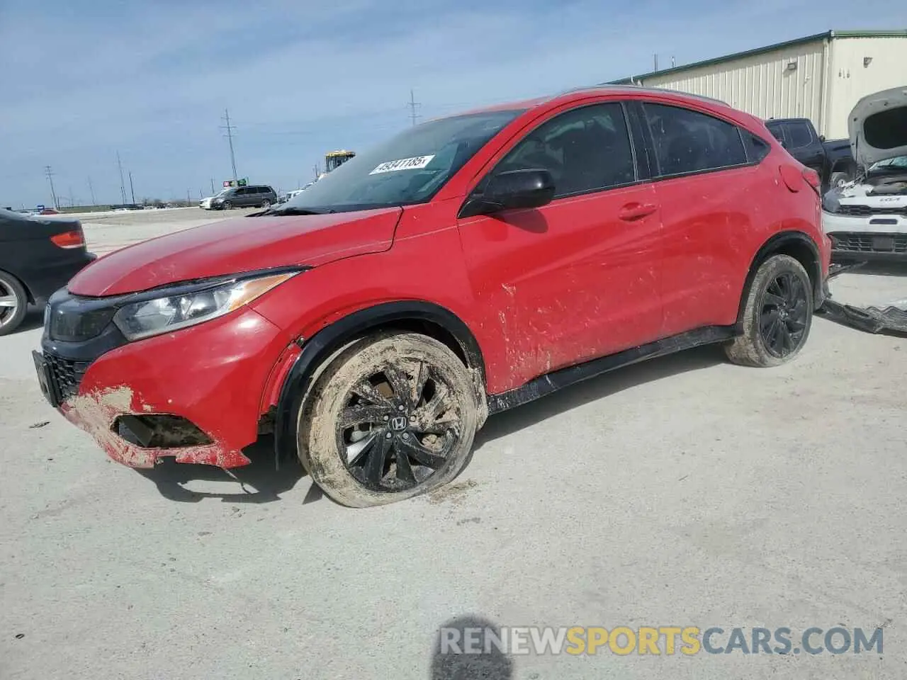 1 Photograph of a damaged car 3CZRU6H1XNM706693 HONDA HR-V 2022