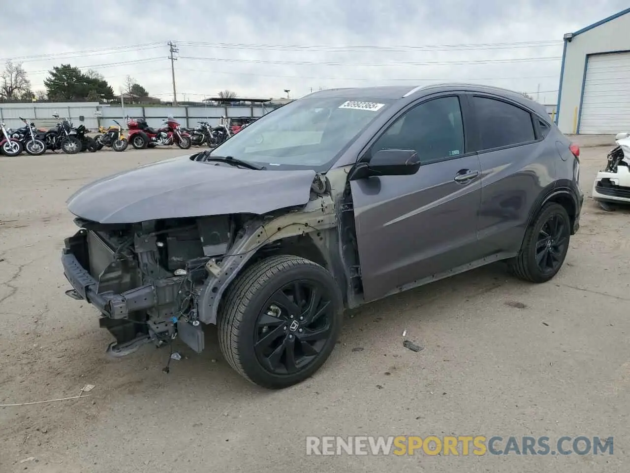 1 Photograph of a damaged car 3CZRU6H1XNM734008 HONDA HR-V 2022