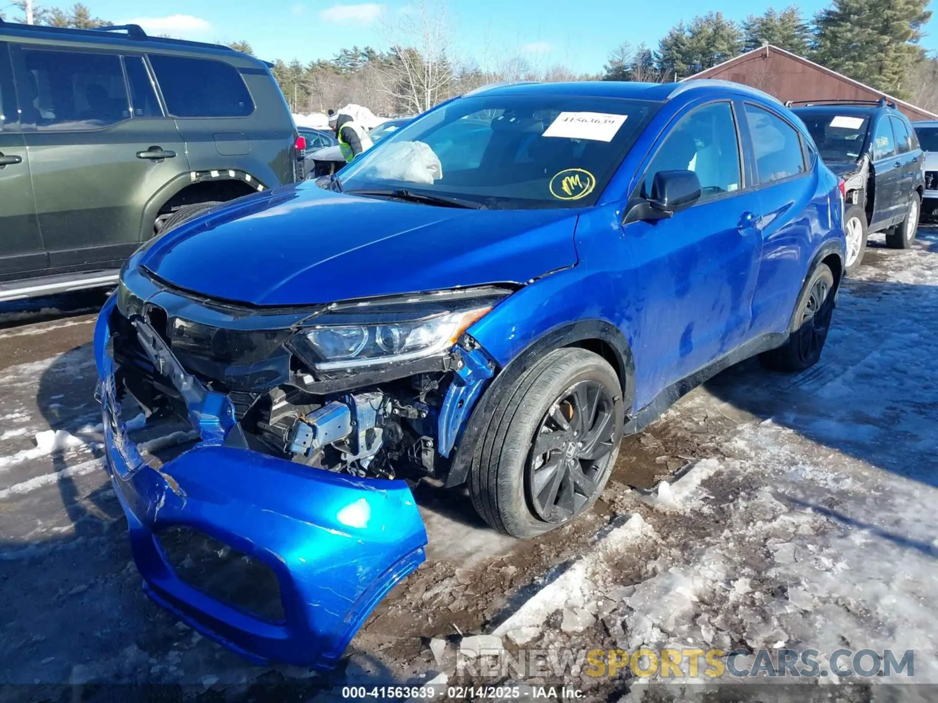2 Photograph of a damaged car 3CZRU6H1XNM774203 HONDA HR-V 2022
