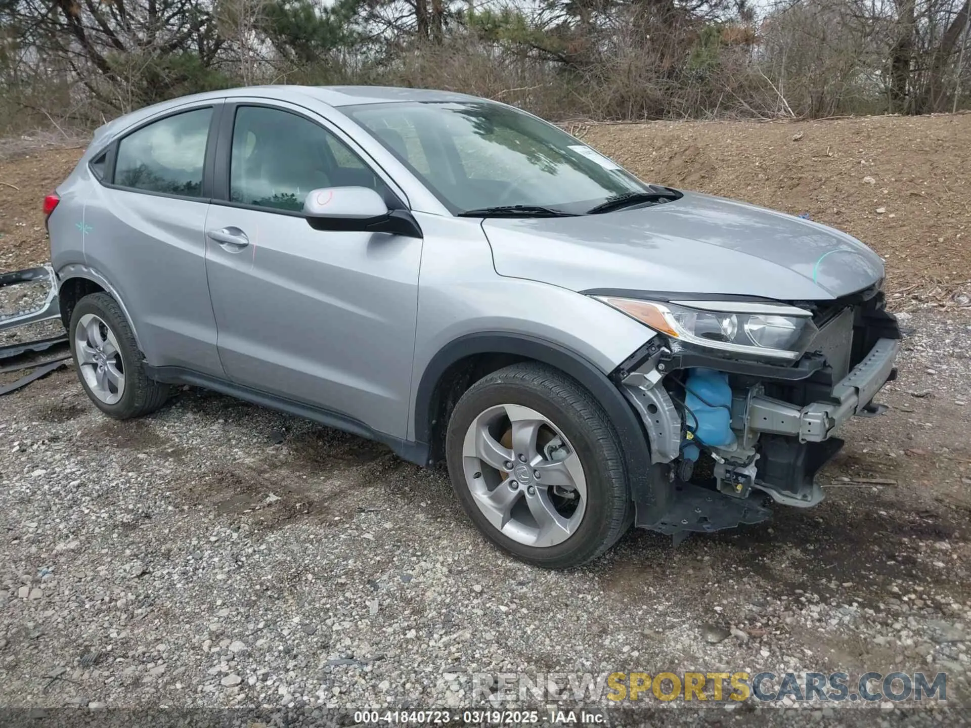 1 Photograph of a damaged car 3CZRU6H31NM701089 HONDA HR-V 2022