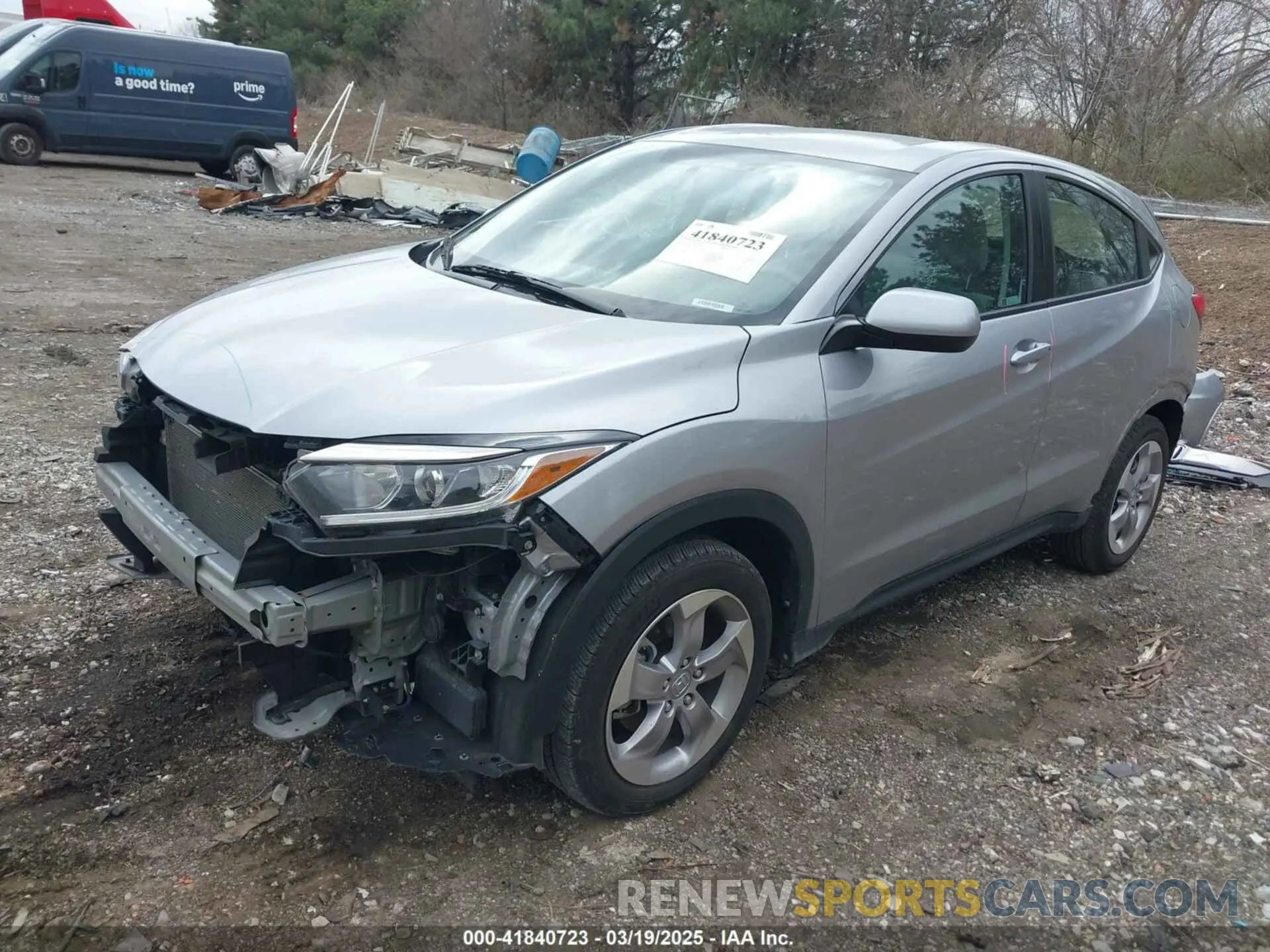 2 Photograph of a damaged car 3CZRU6H31NM701089 HONDA HR-V 2022