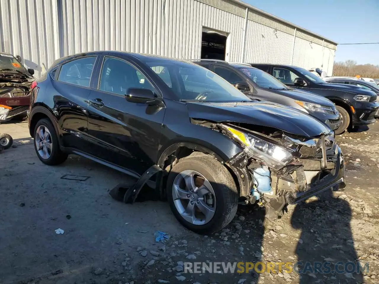 4 Photograph of a damaged car 3CZRU6H31NM736568 HONDA HR-V 2022