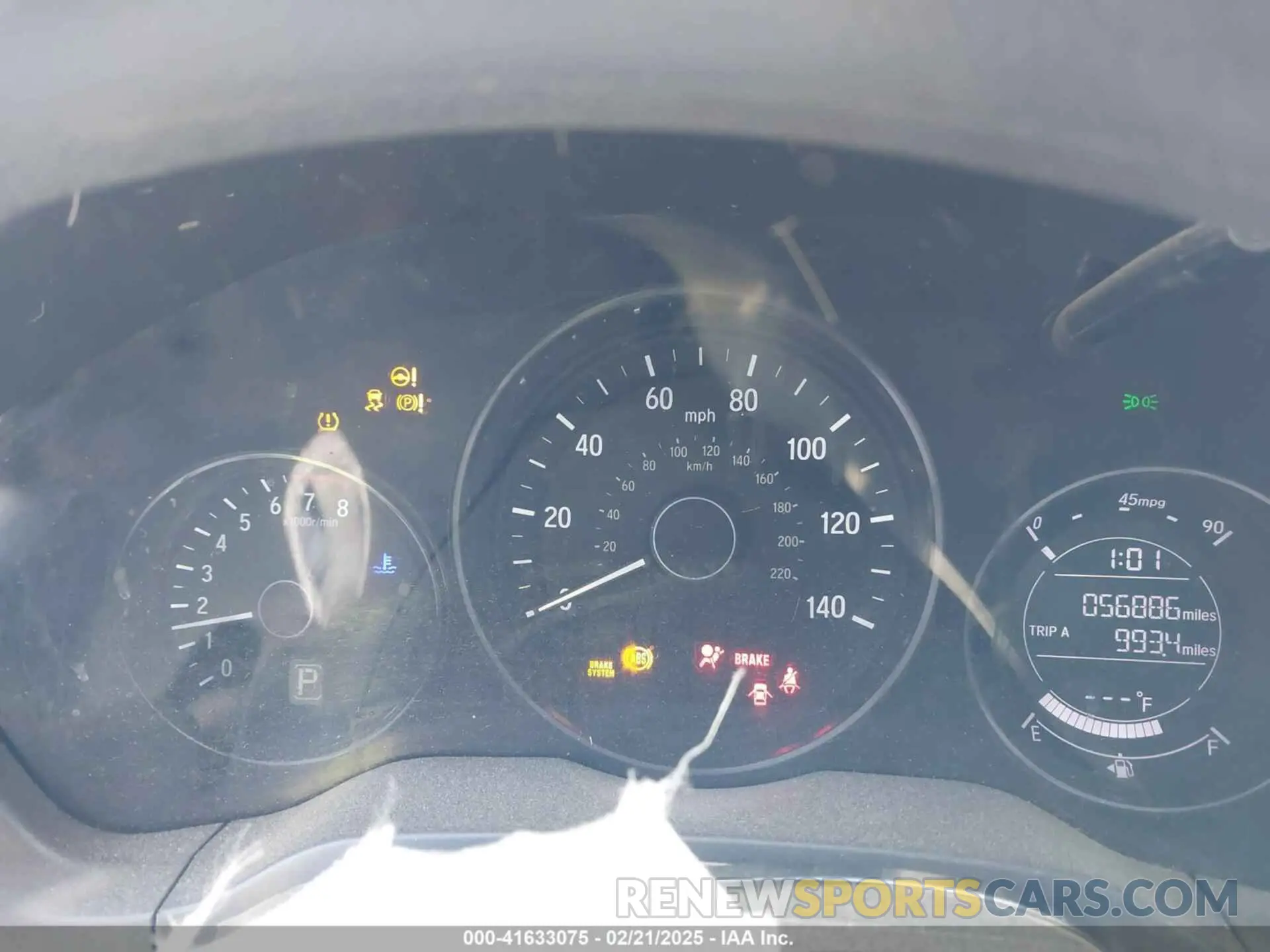7 Photograph of a damaged car 3CZRU6H31NM768923 HONDA HR-V 2022
