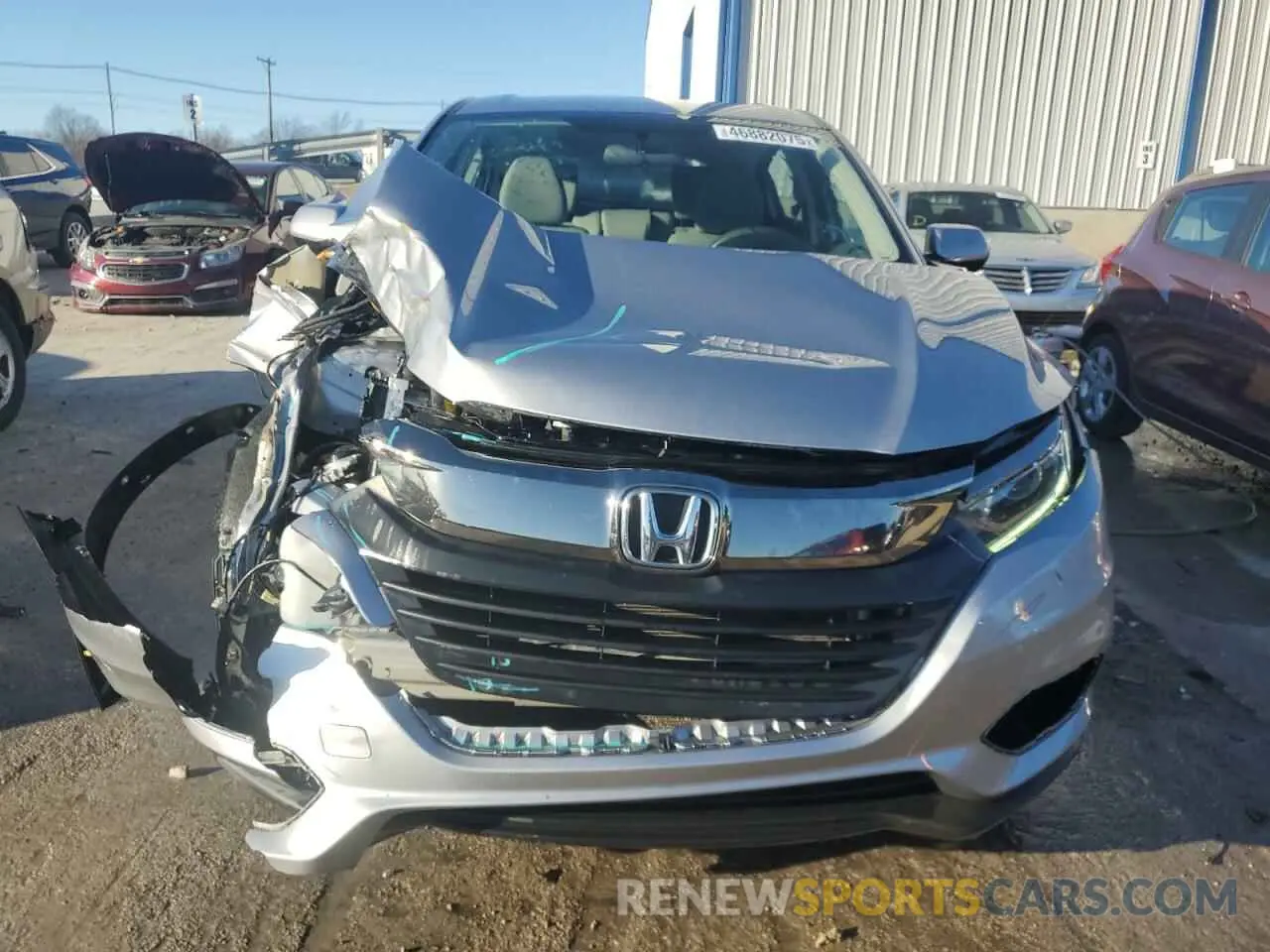 5 Photograph of a damaged car 3CZRU6H32NM750463 HONDA HR-V 2022