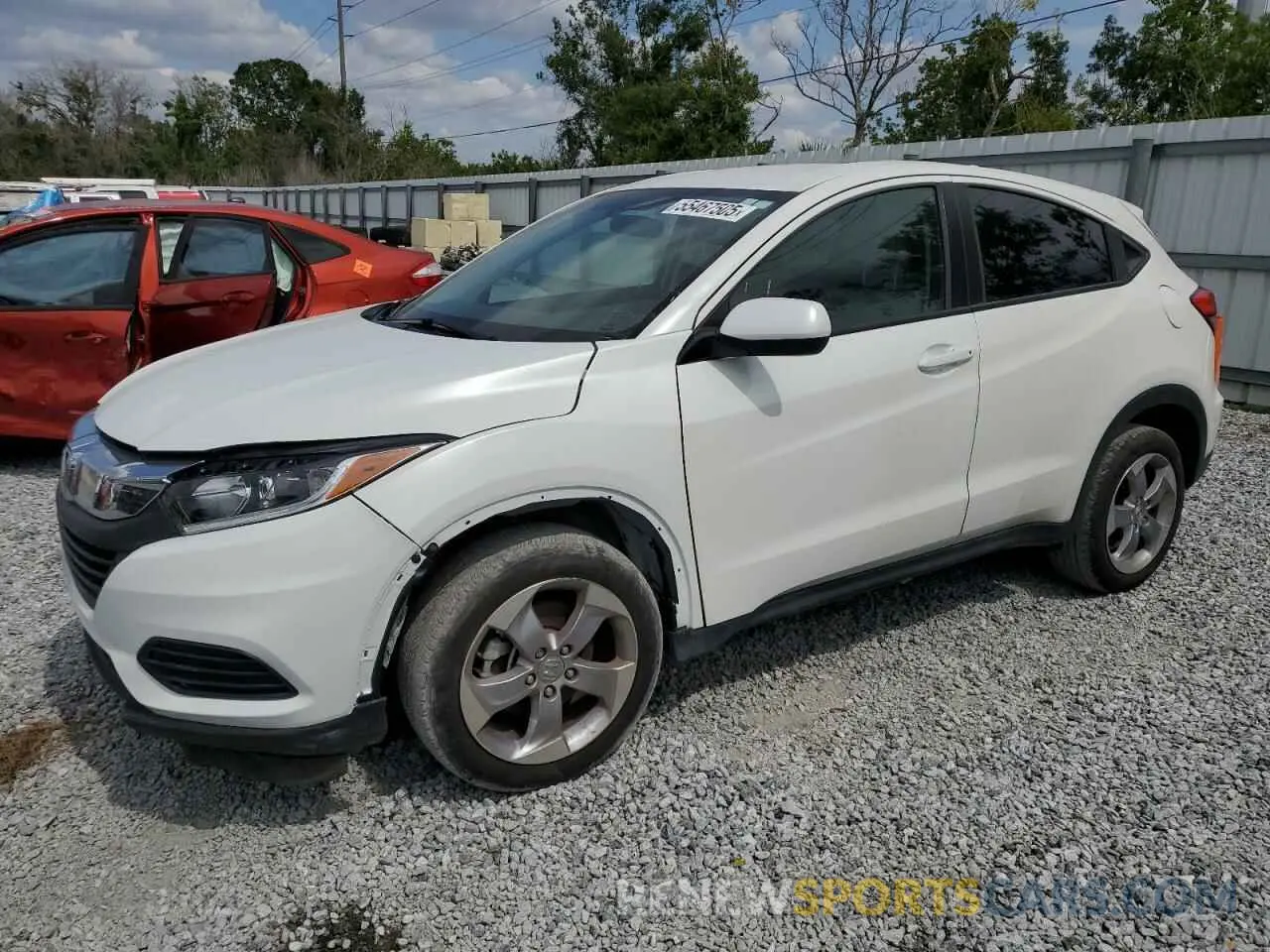 1 Photograph of a damaged car 3CZRU6H33NM718802 HONDA HR-V 2022