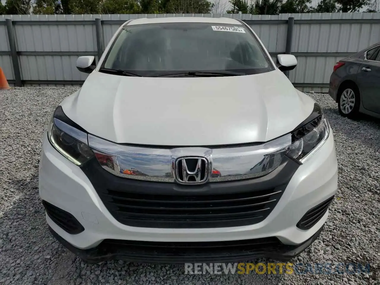 5 Photograph of a damaged car 3CZRU6H33NM718802 HONDA HR-V 2022