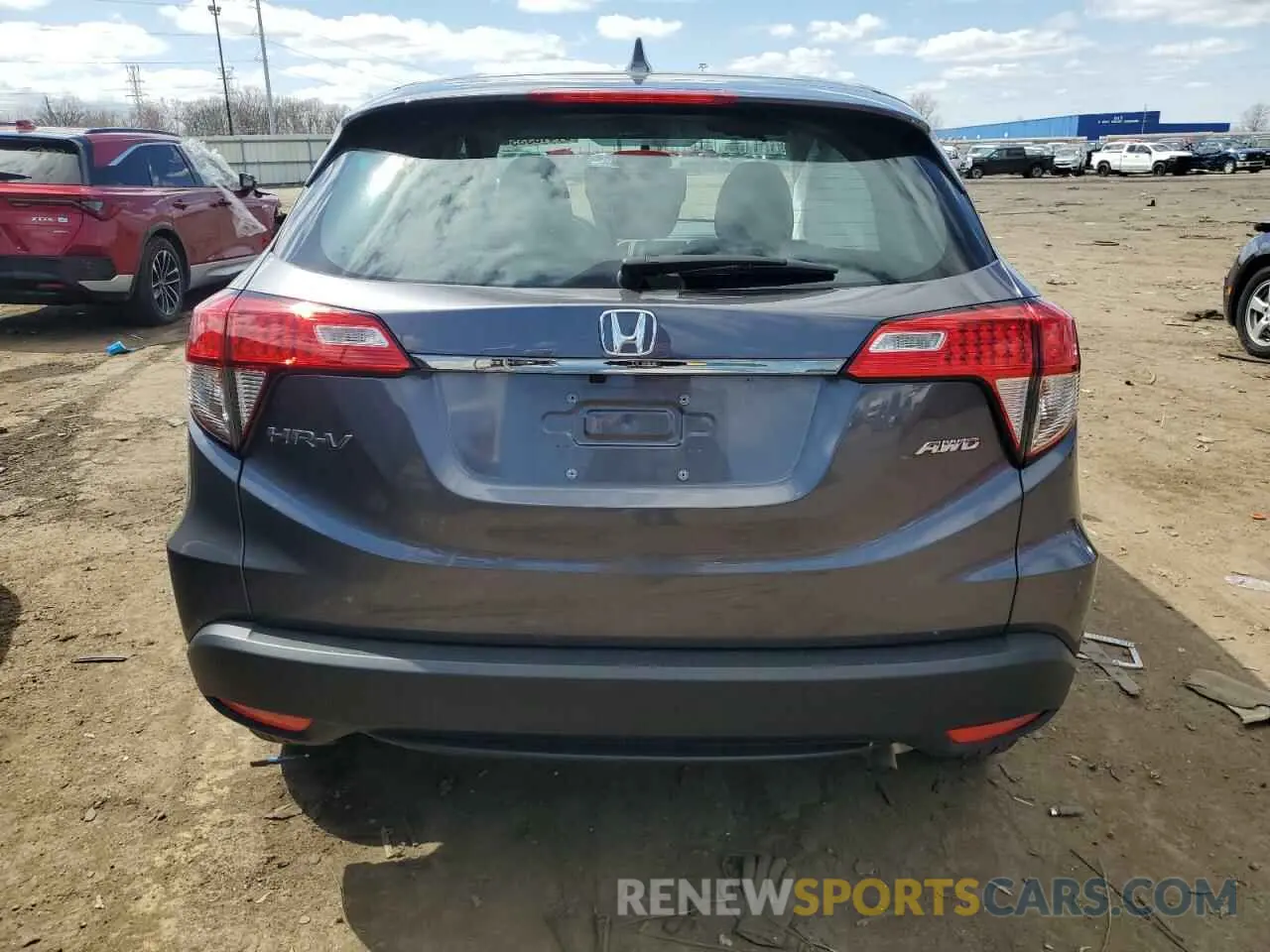 6 Photograph of a damaged car 3CZRU6H34NM720512 HONDA HR-V 2022