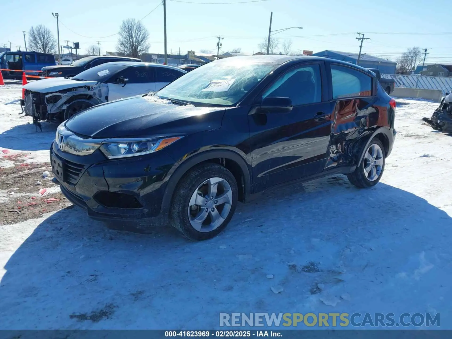 2 Photograph of a damaged car 3CZRU6H34NM766325 HONDA HR-V 2022