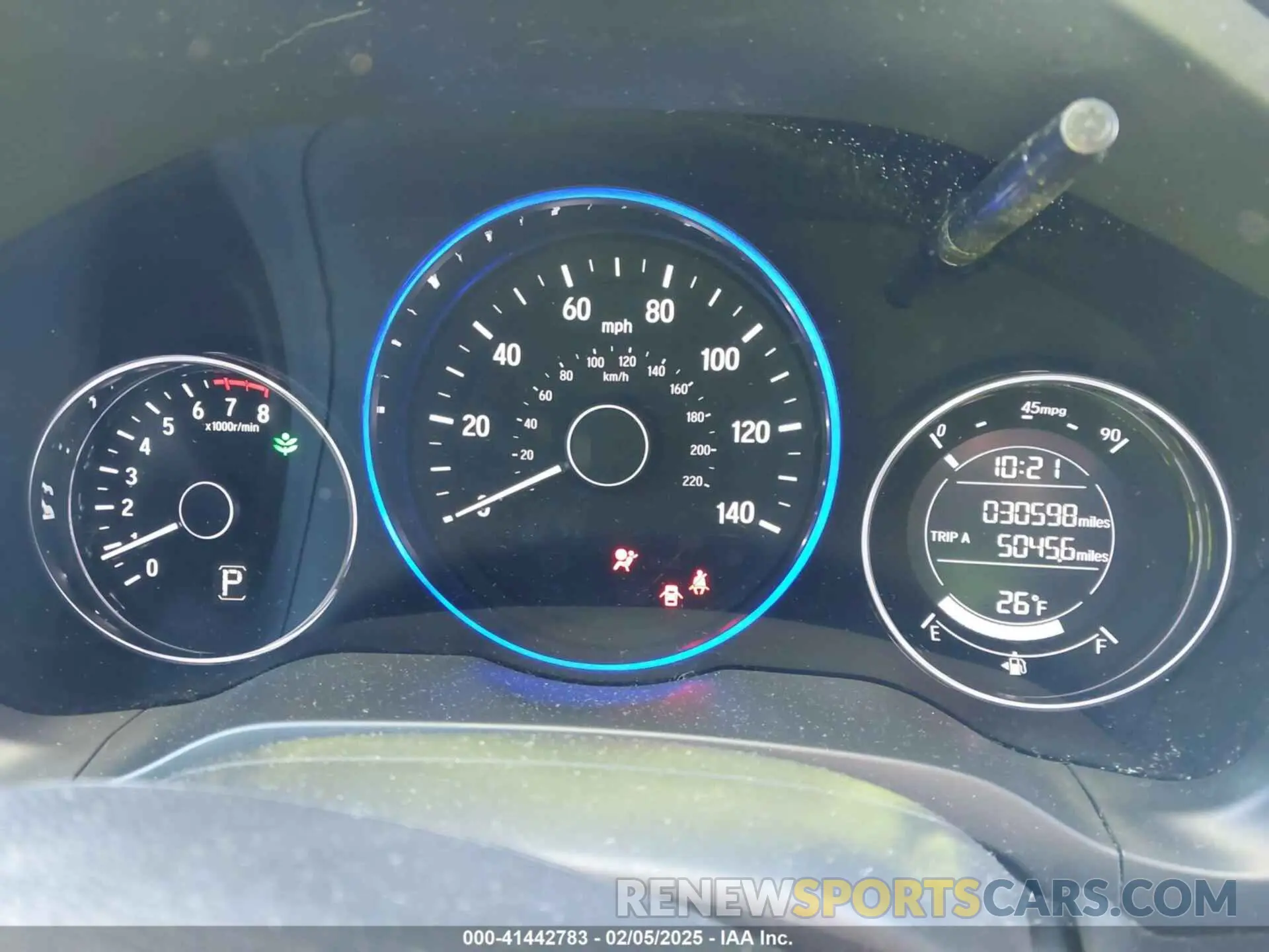 7 Photograph of a damaged car 3CZRU6H36NM718745 HONDA HR-V 2022