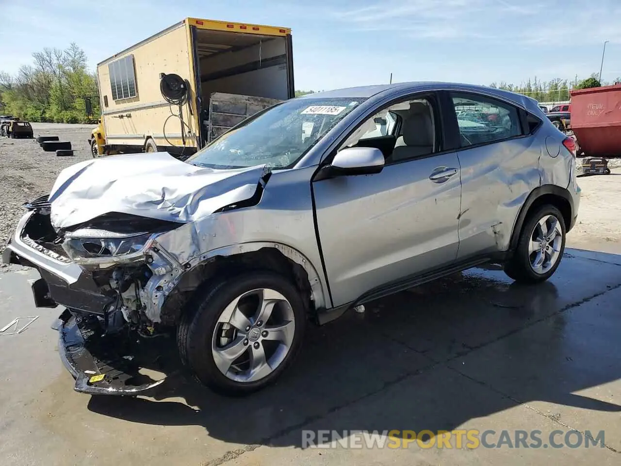 1 Photograph of a damaged car 3CZRU6H36NM740907 HONDA HR-V 2022