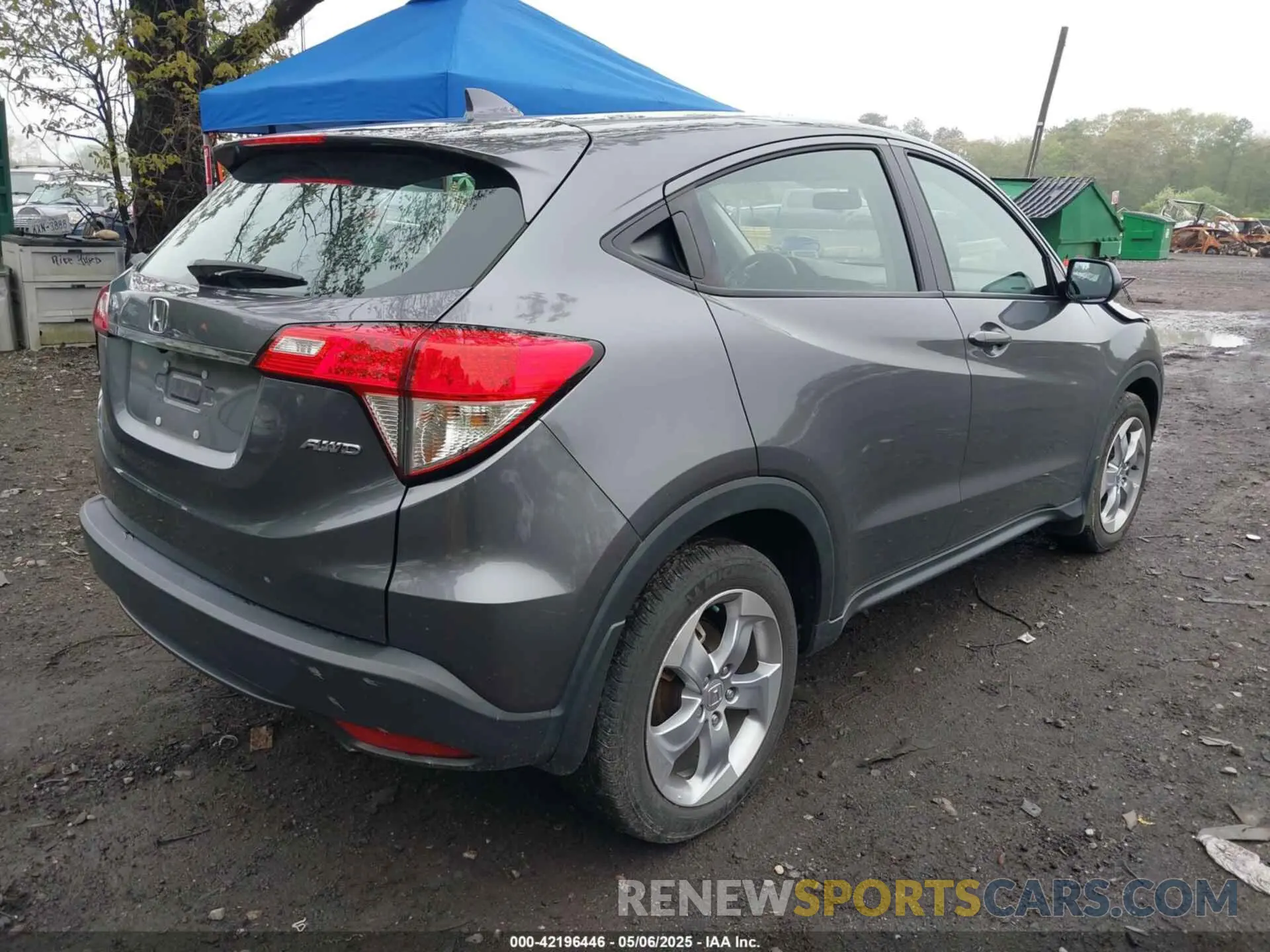 4 Photograph of a damaged car 3CZRU6H36NM766245 HONDA HR-V 2022