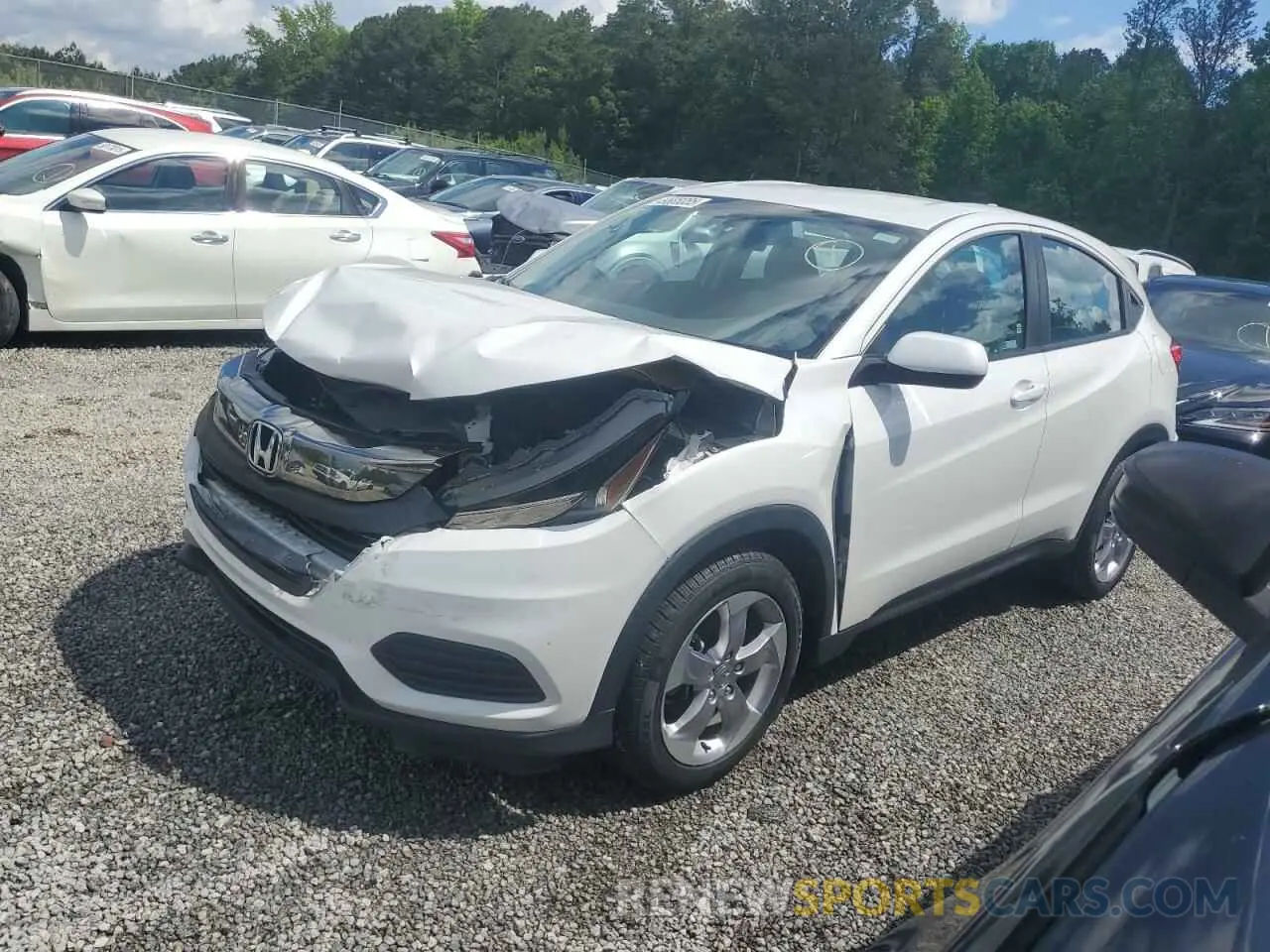 1 Photograph of a damaged car 3CZRU6H37NM723789 HONDA HR-V 2022