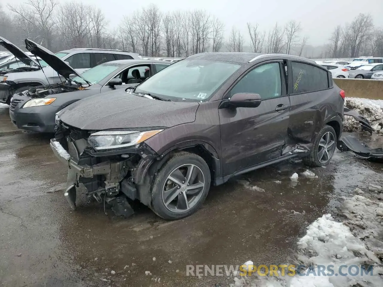 1 Photograph of a damaged car 3CZRU6H50NM722615 HONDA HR-V 2022
