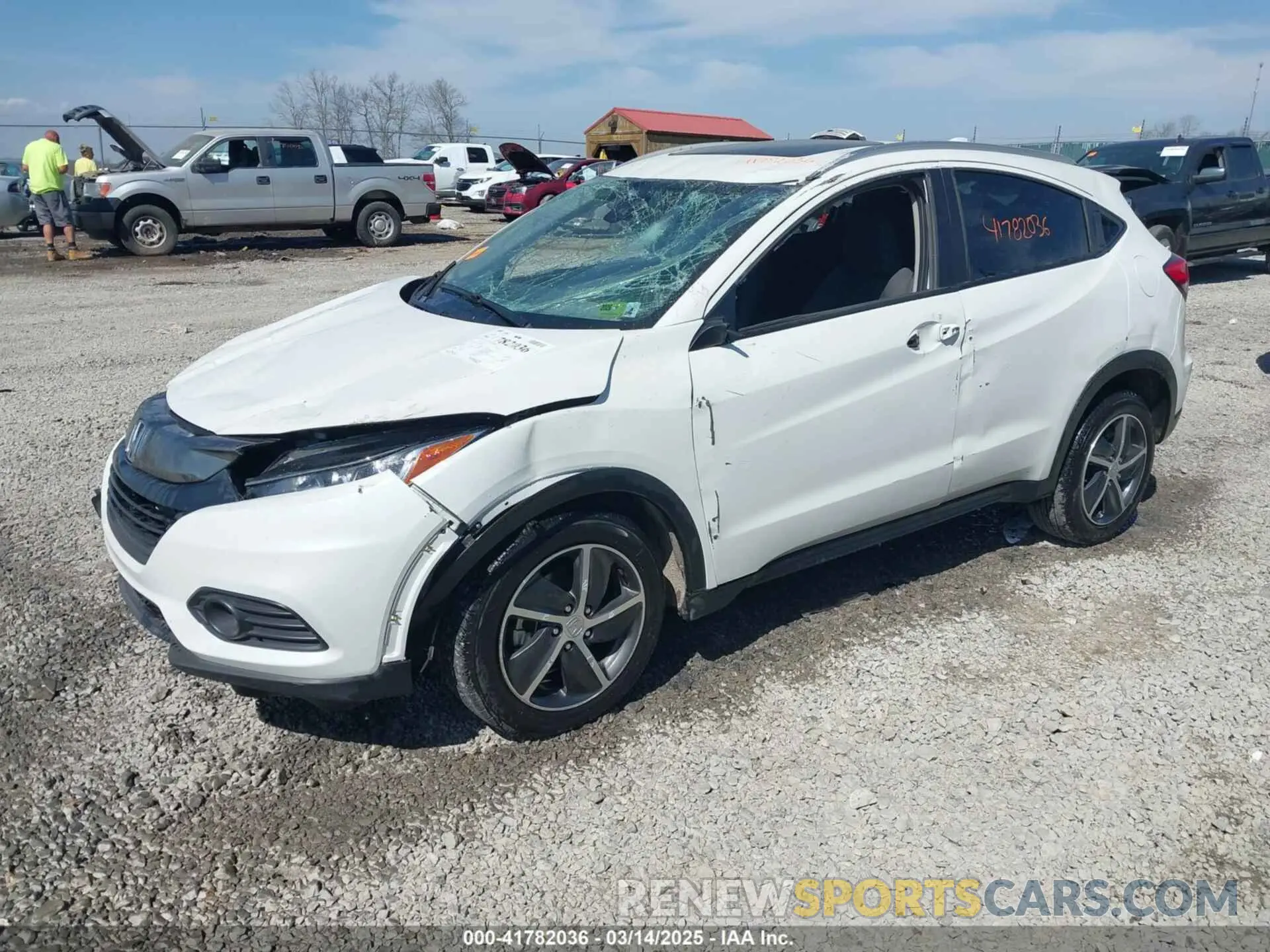 2 Photograph of a damaged car 3CZRU6H50NM756036 HONDA HR-V 2022