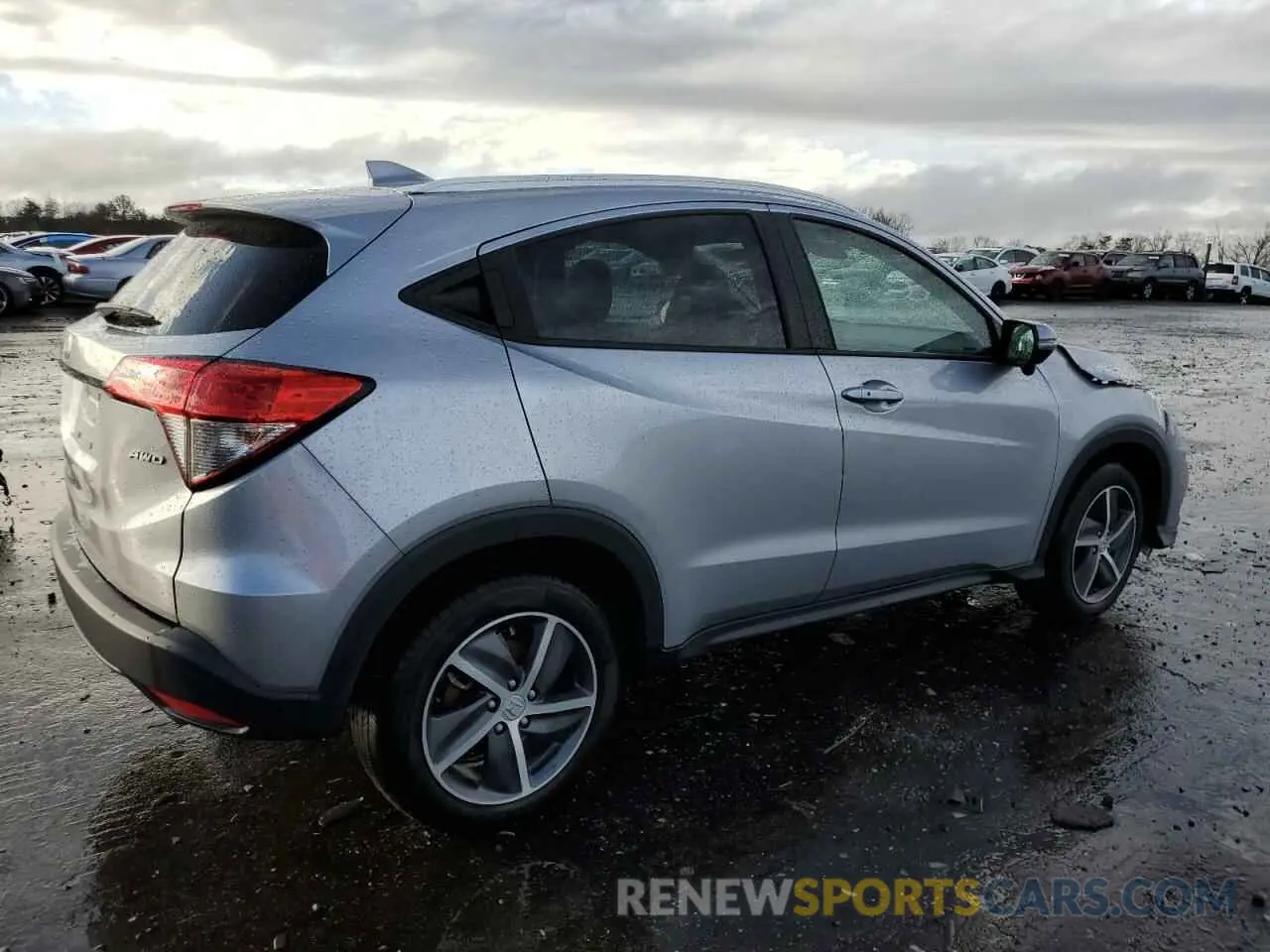 3 Photograph of a damaged car 3CZRU6H50NM773127 HONDA HR-V 2022