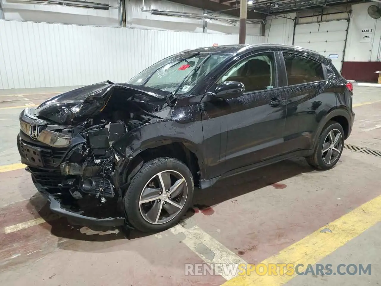 1 Photograph of a damaged car 3CZRU6H52NM736631 HONDA HR-V 2022