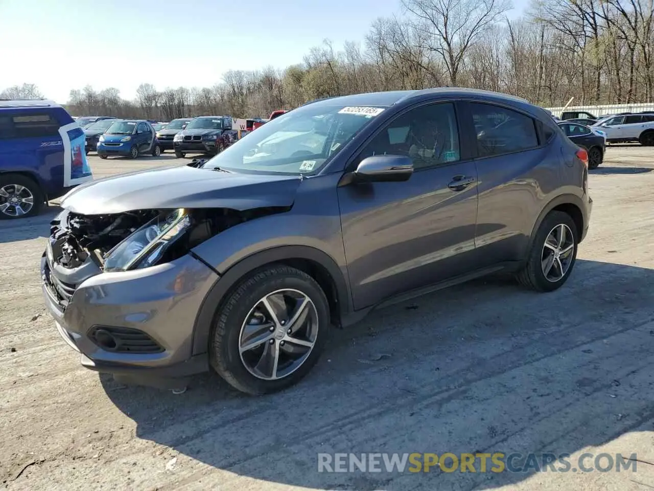 1 Photograph of a damaged car 3CZRU6H52NM758726 HONDA HR-V 2022